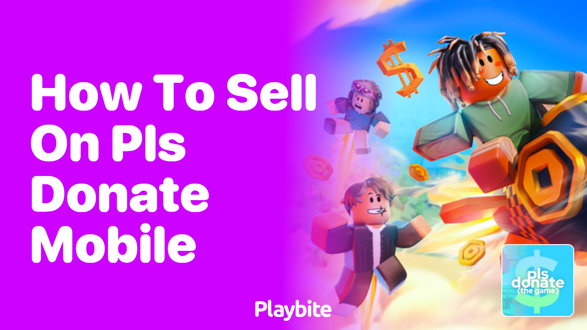 How to Sell on PLS DONATE Mobile