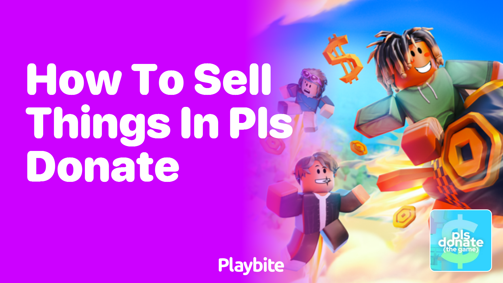 How to Sell Things in PLS DONATE on Roblox