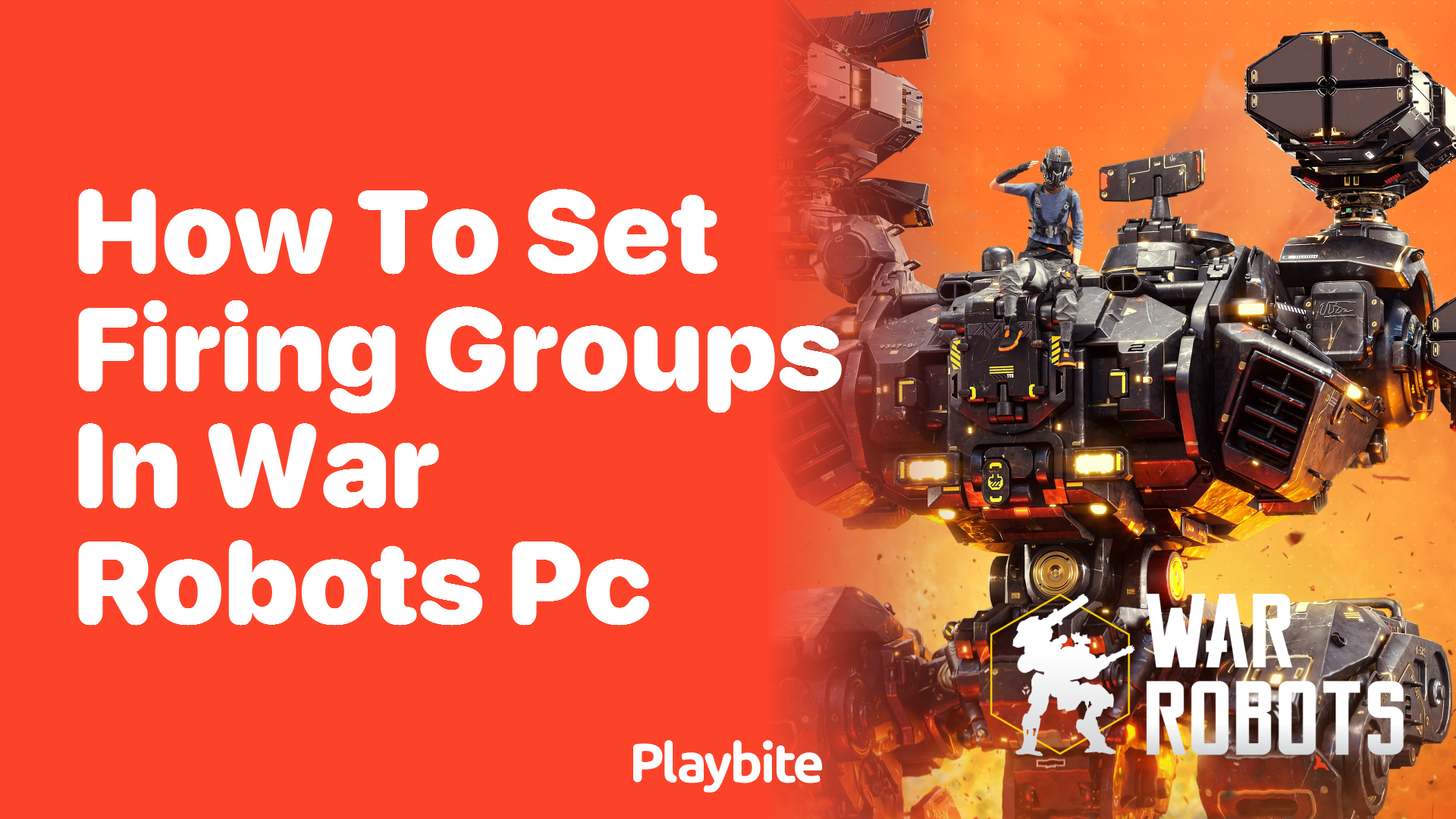 How to Set Firing Groups in War Robots on PC