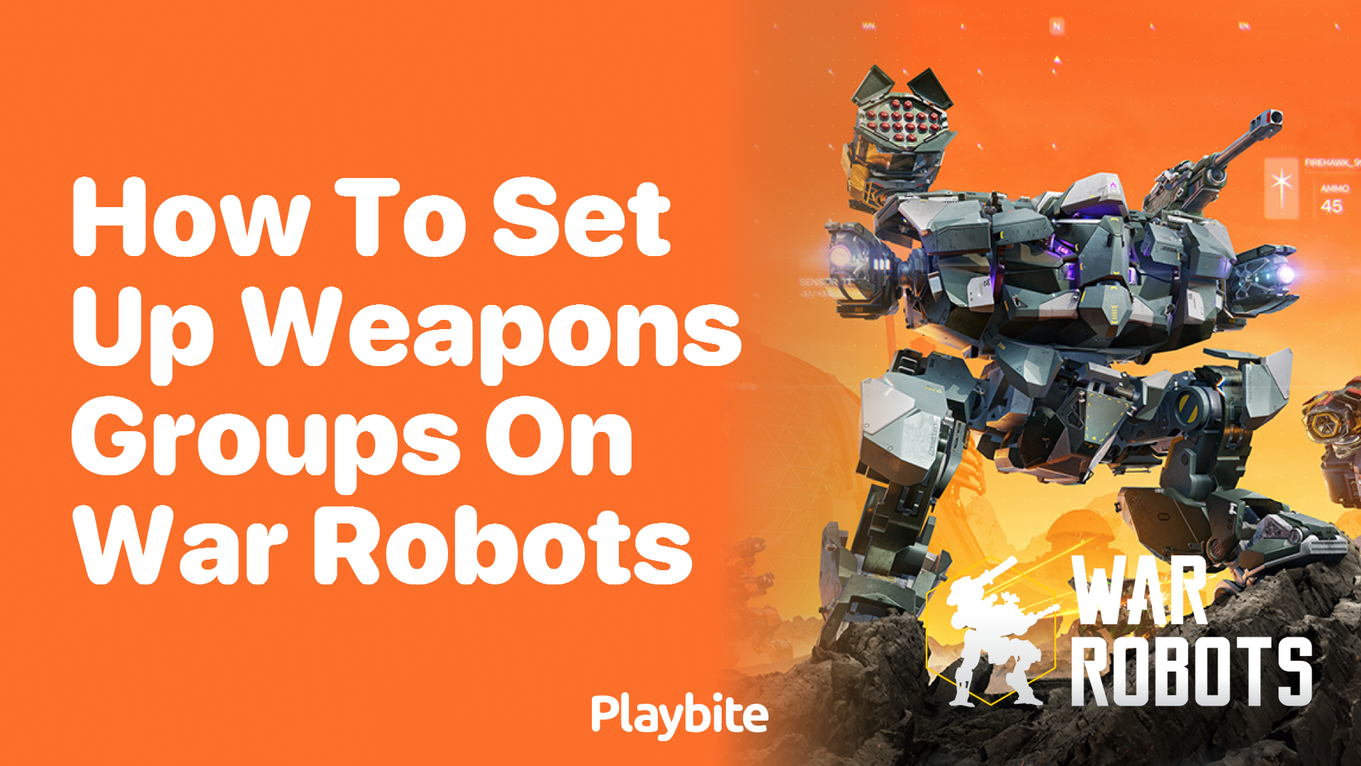 How to Set Up Weapons Groups on War Robots