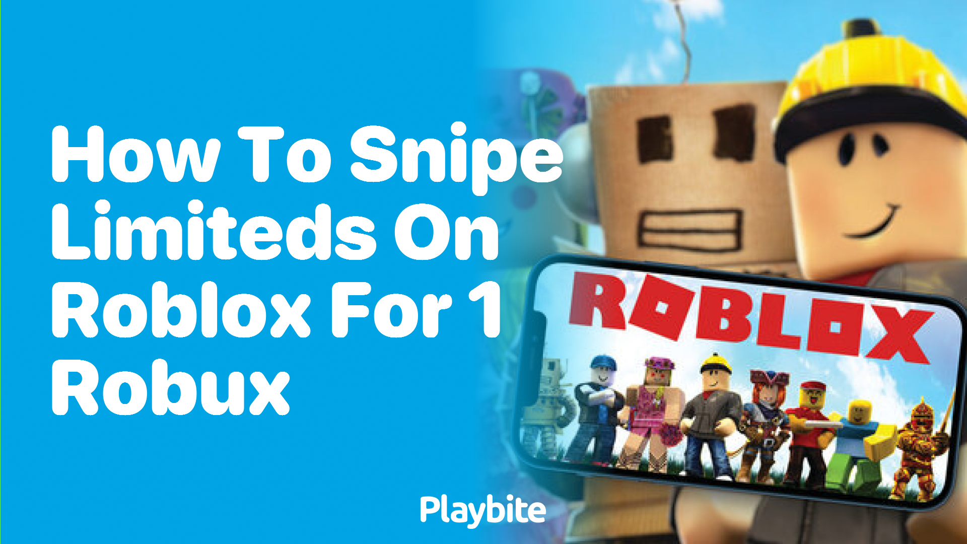 How to Snipe Limiteds on Roblox for 1 Robux?