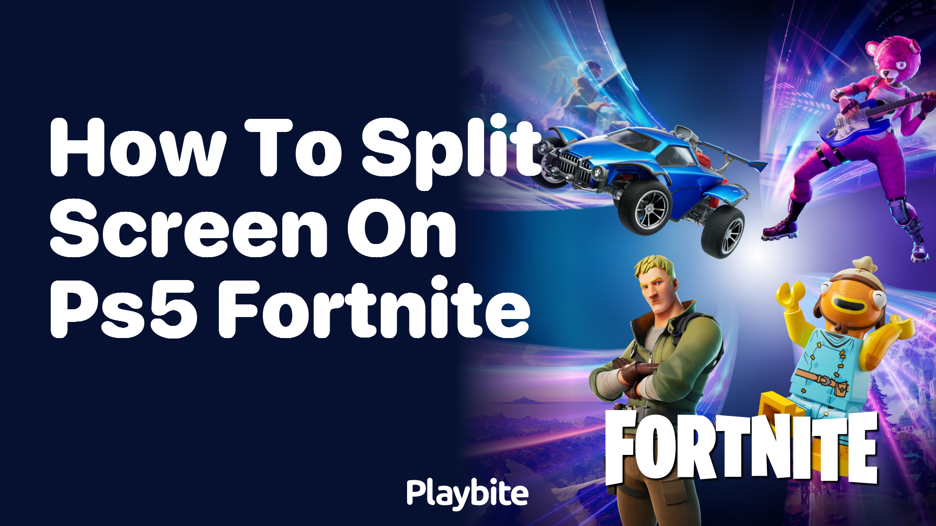 How To Split Screen On PS5 Fortnite Playbite