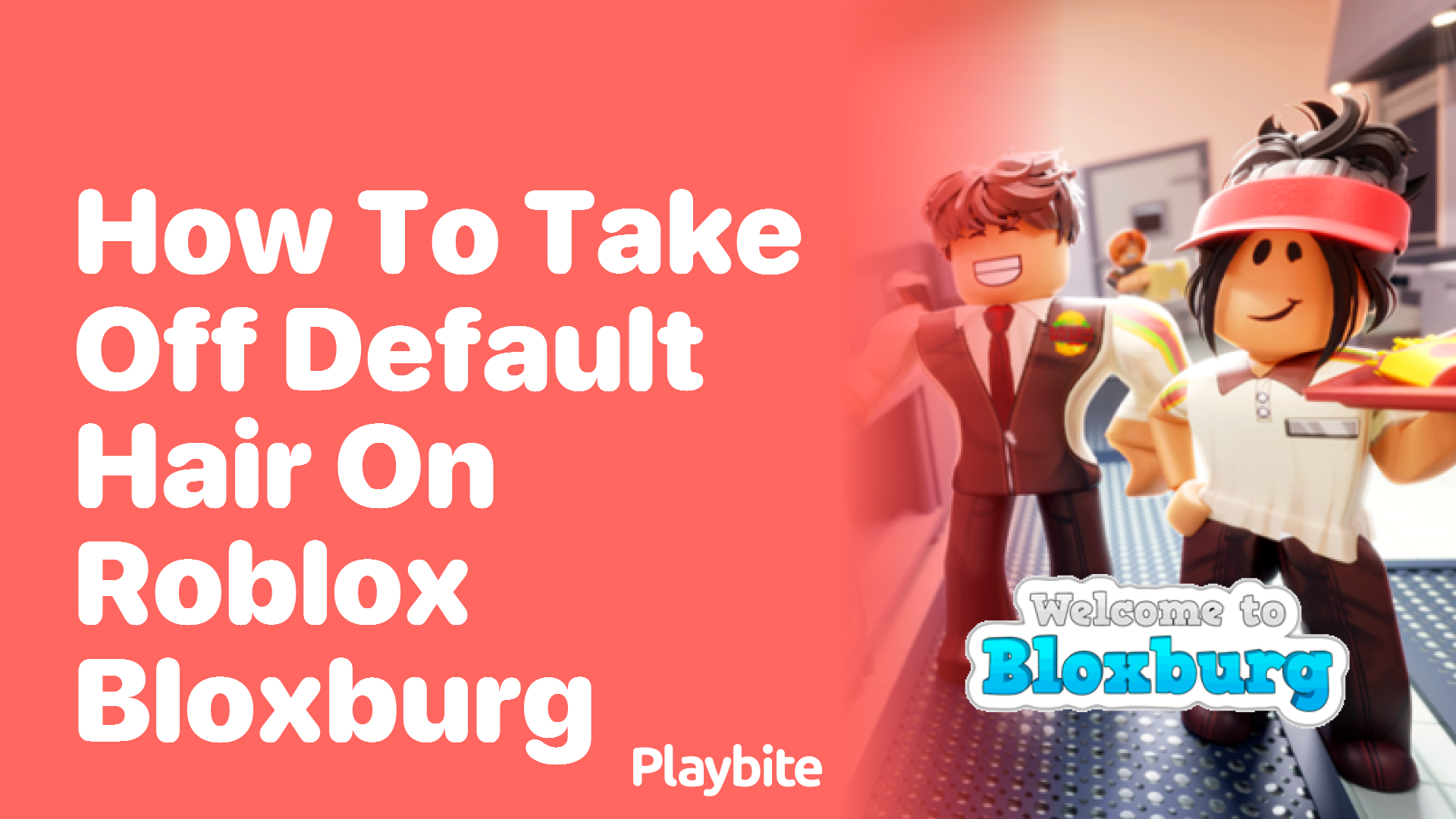 How to Take Off Default Hair on Roblox Bloxburg