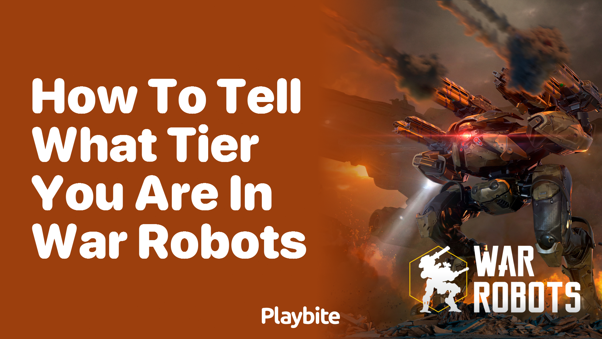 How to Tell What Tier You Are in War Robots