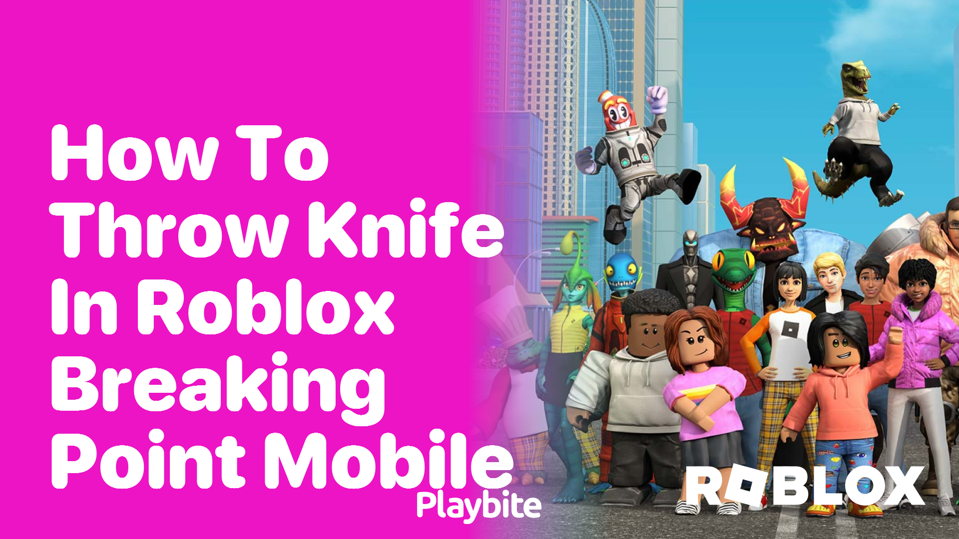 How to Throw a Knife in Roblox Breaking Point on Mobile - Playbite