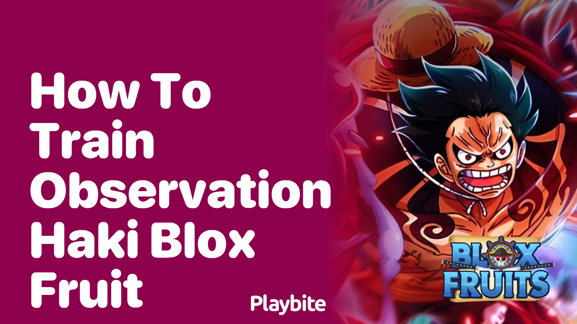 How to Train Observation Haki in Blox Fruit