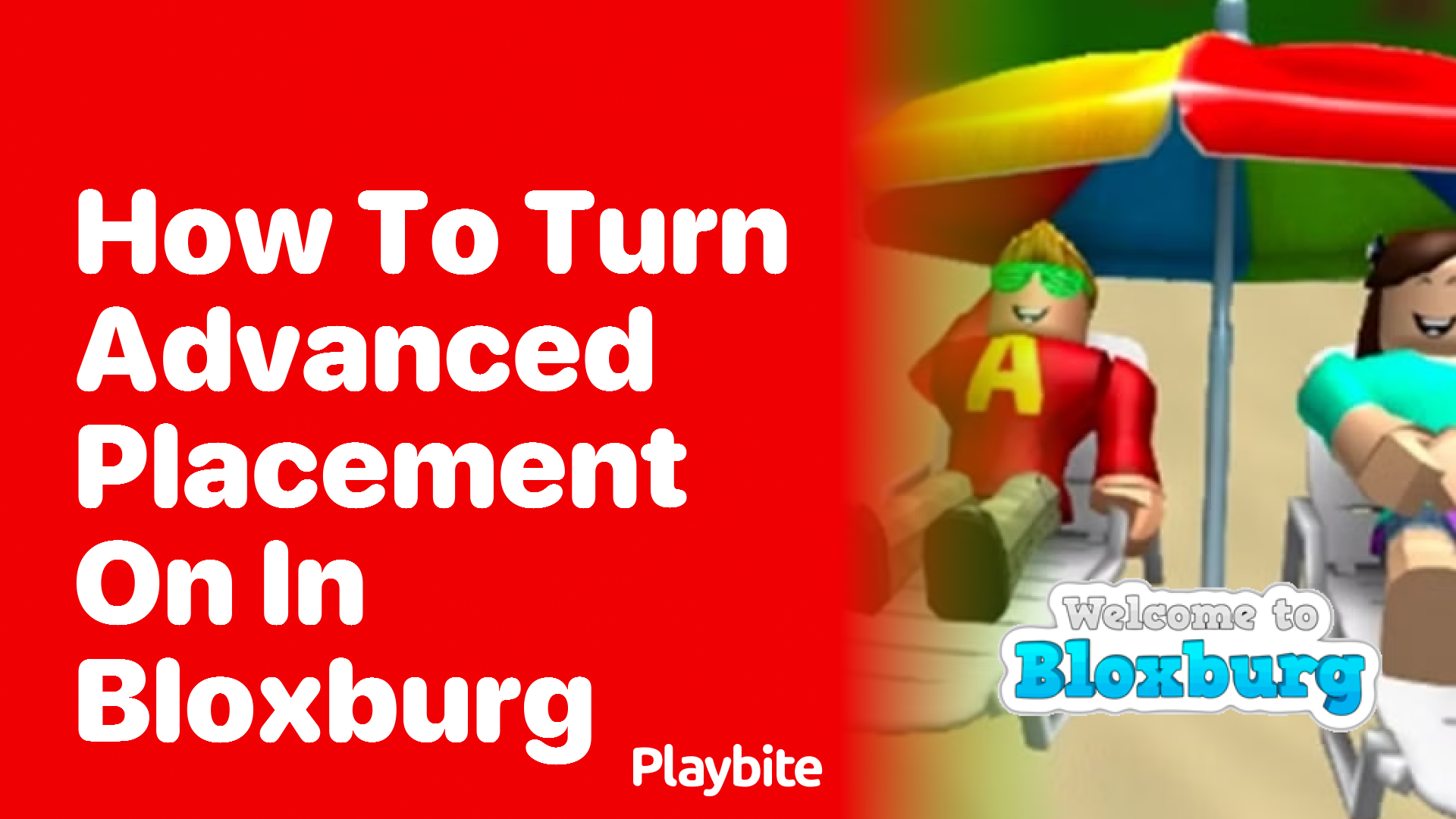 How to Turn Advanced Placement on in Bloxburg