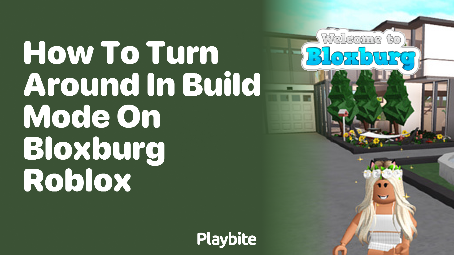 How to Turn Around in Build Mode on Bloxburg Roblox