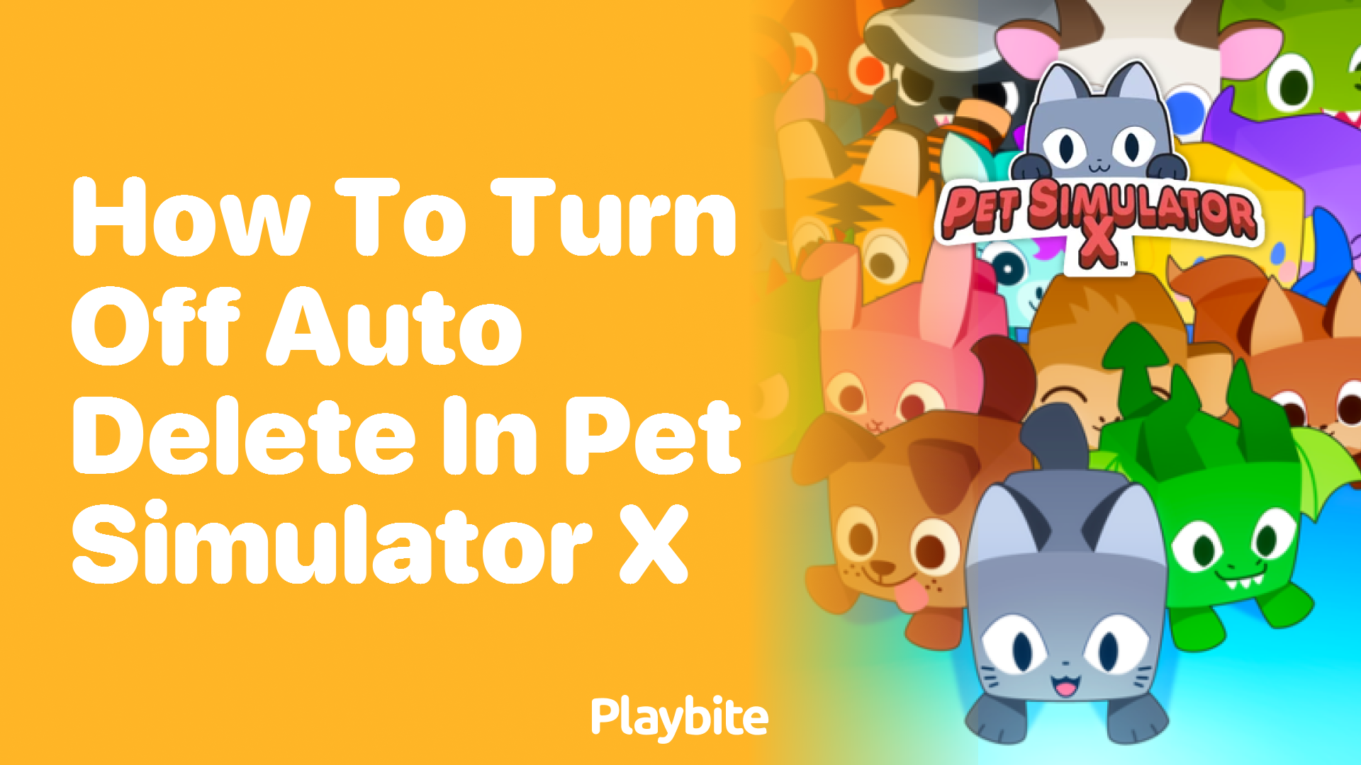 How to Turn Off Auto Delete in Pet Simulator X