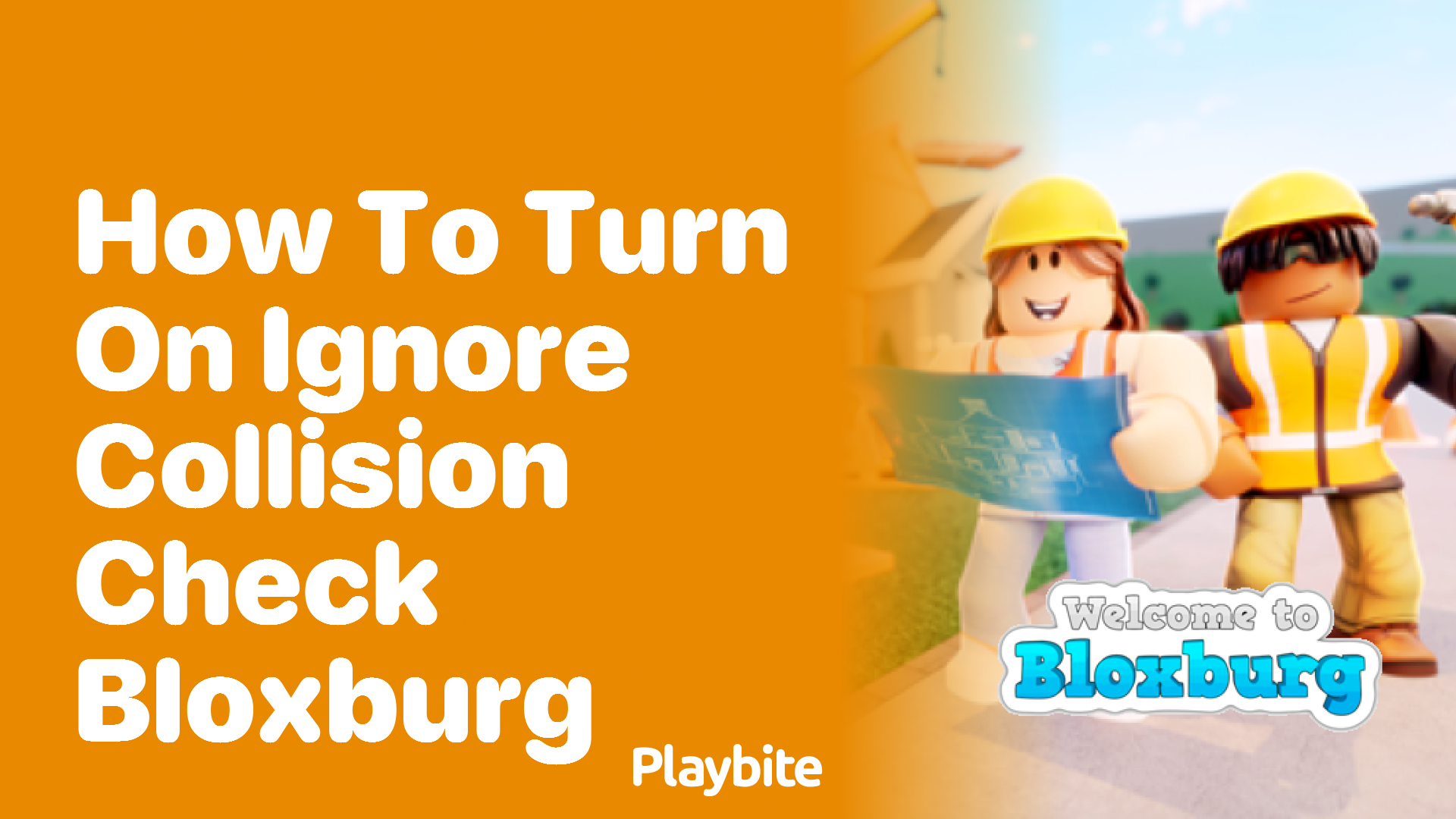 How to Turn on Ignore Collision Check in Bloxburg