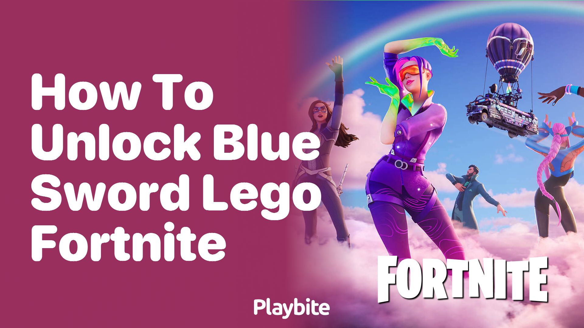 How to Unlock the Blue Sword in LEGO Fortnite?