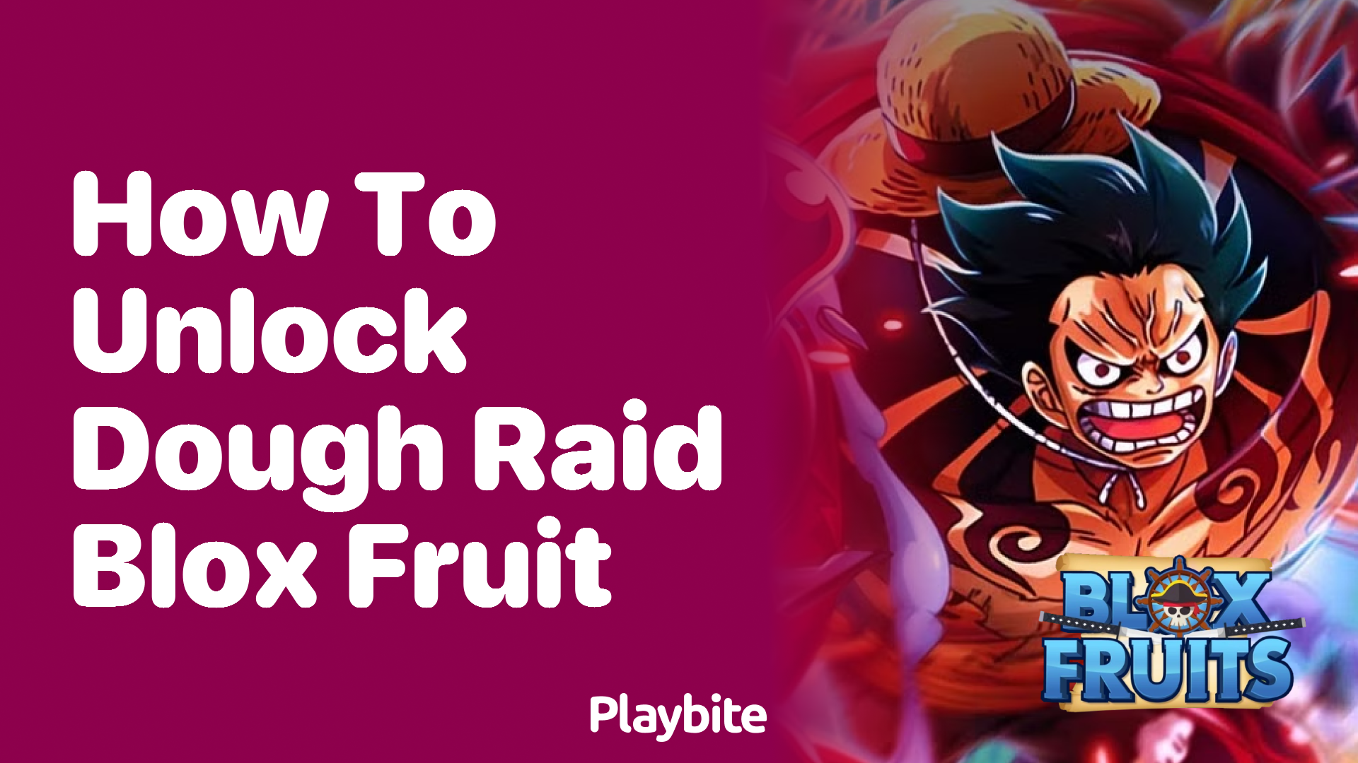 How to Unlock Dough Raid in Blox Fruit