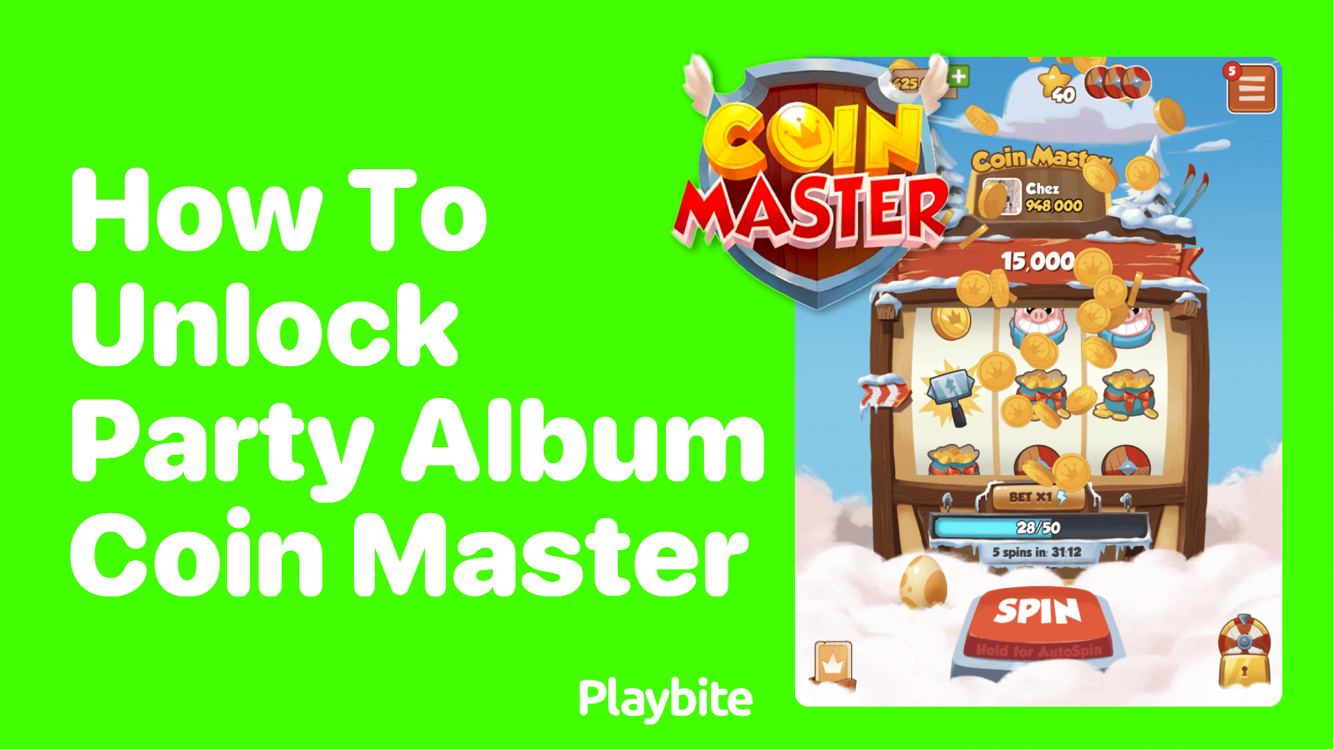 How to Unlock the Party Album in Coin Master