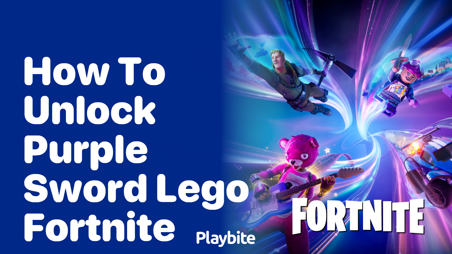 How to Unlock the Purple Sword in LEGO Fortnite