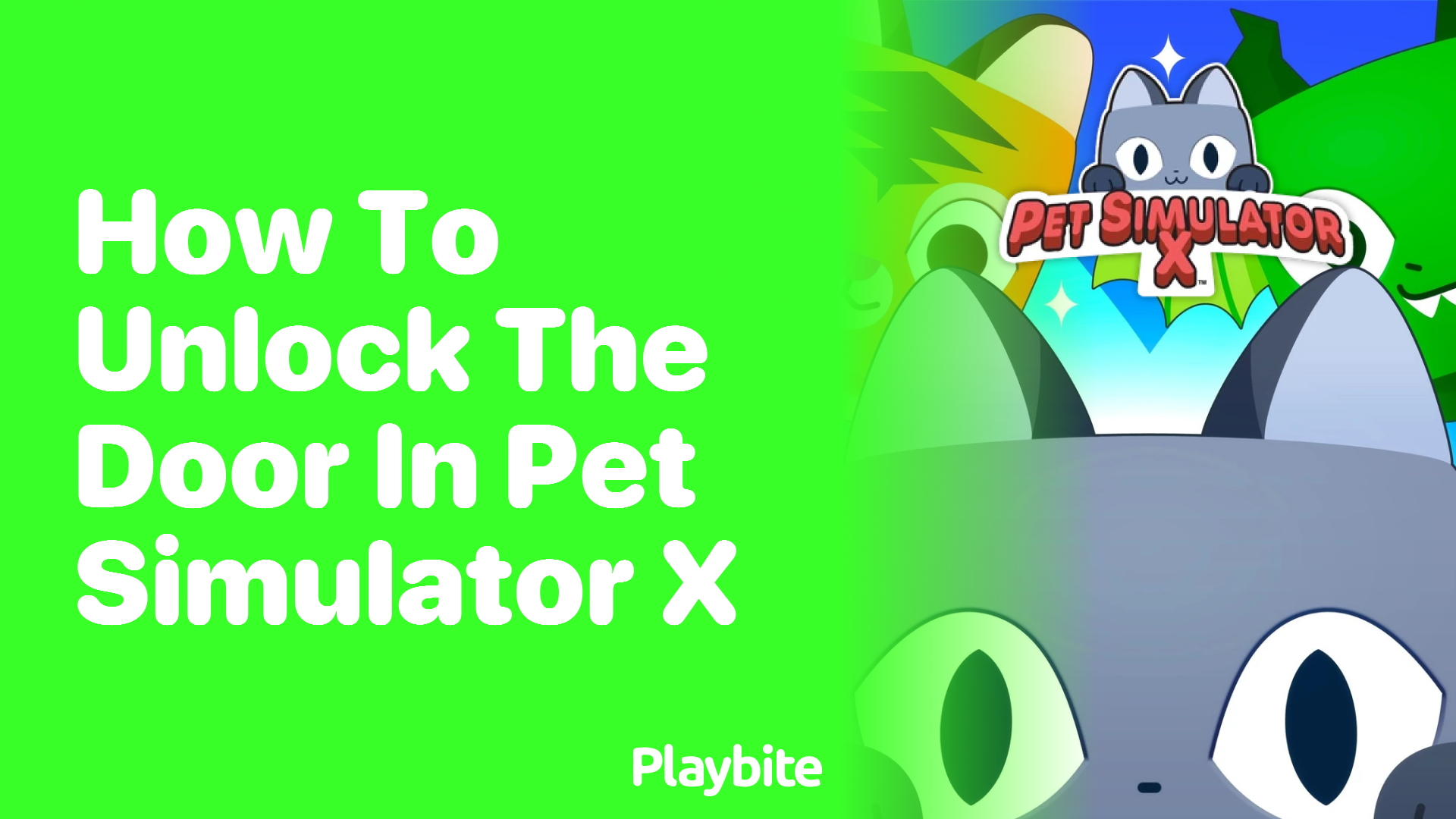 Unlocking the Door in Pet Simulator X: A Simple Guide