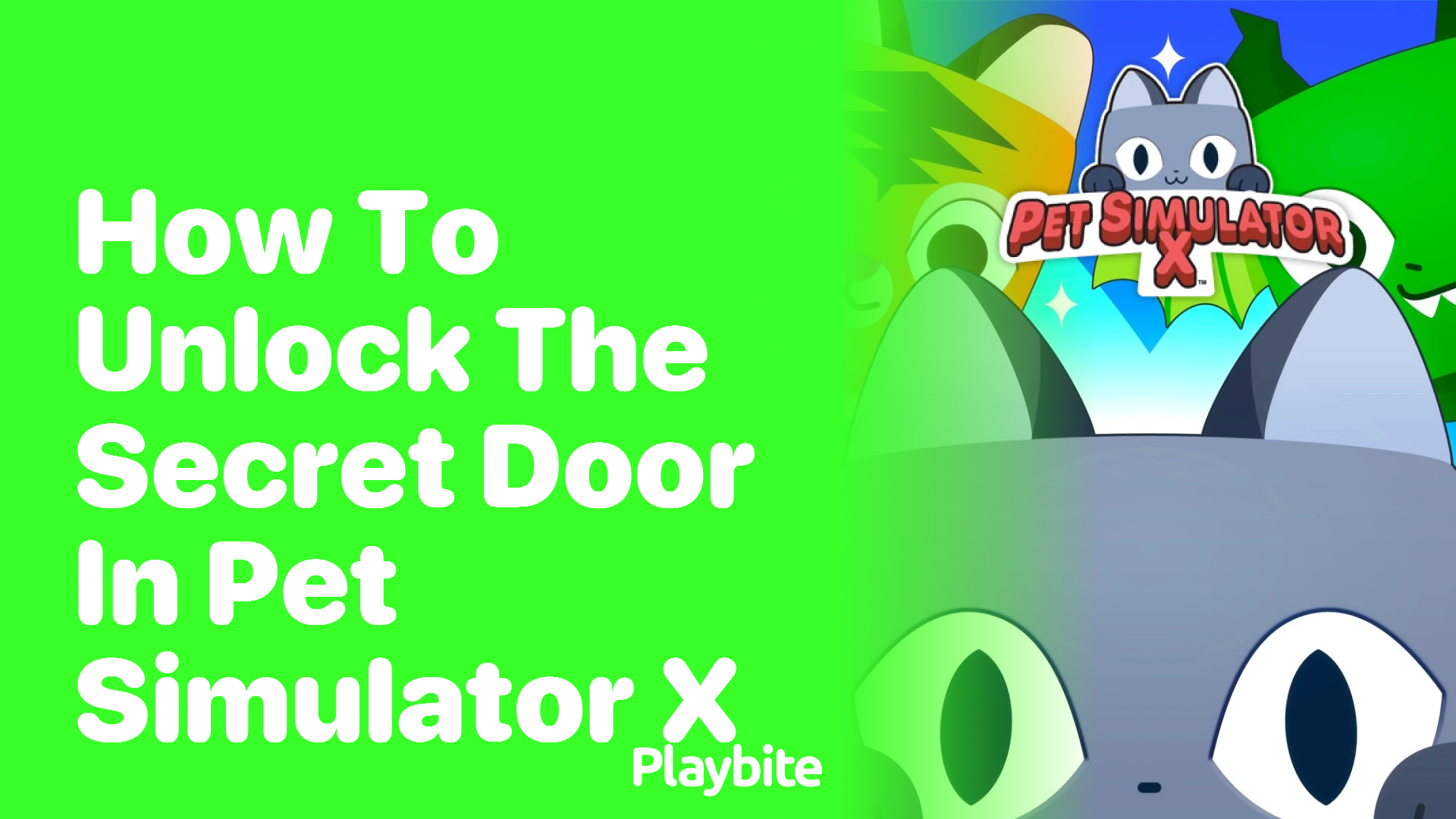 How to Unlock the Secret Door in Pet Simulator X