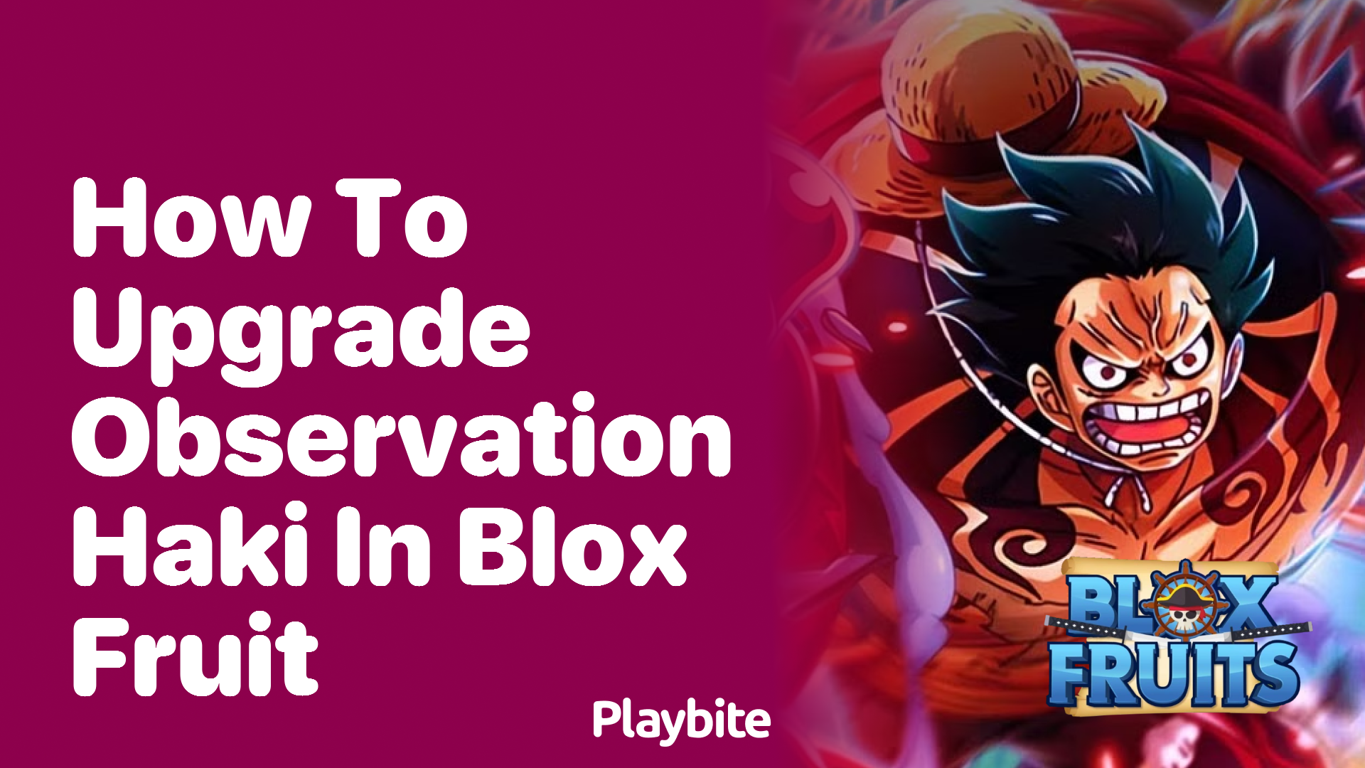 How to Upgrade Observation Haki in Blox Fruit: A Quick Guide