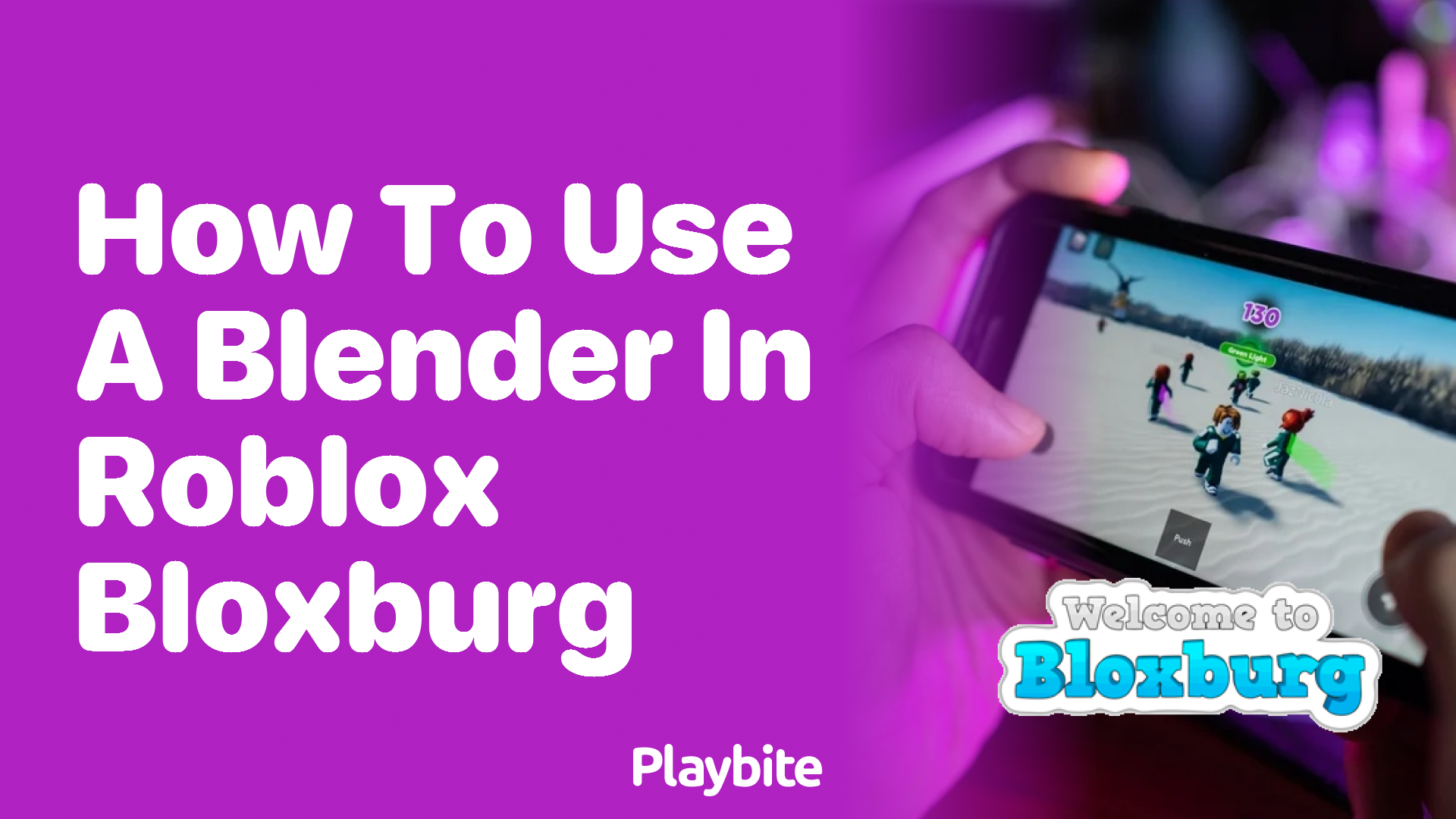 How to Use a Blender in Roblox Bloxburg