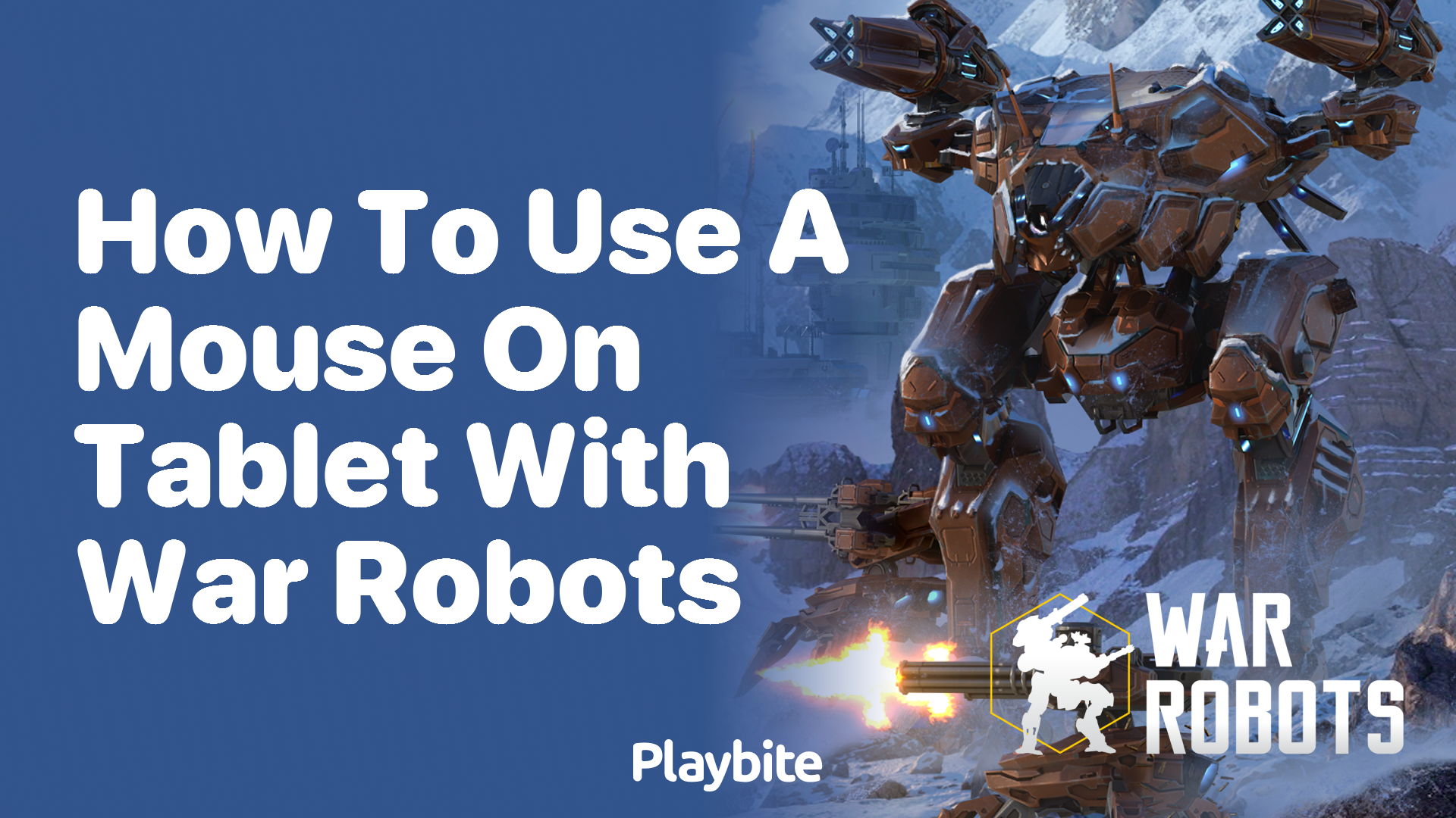 How to Use a Mouse on a Tablet with War Robots