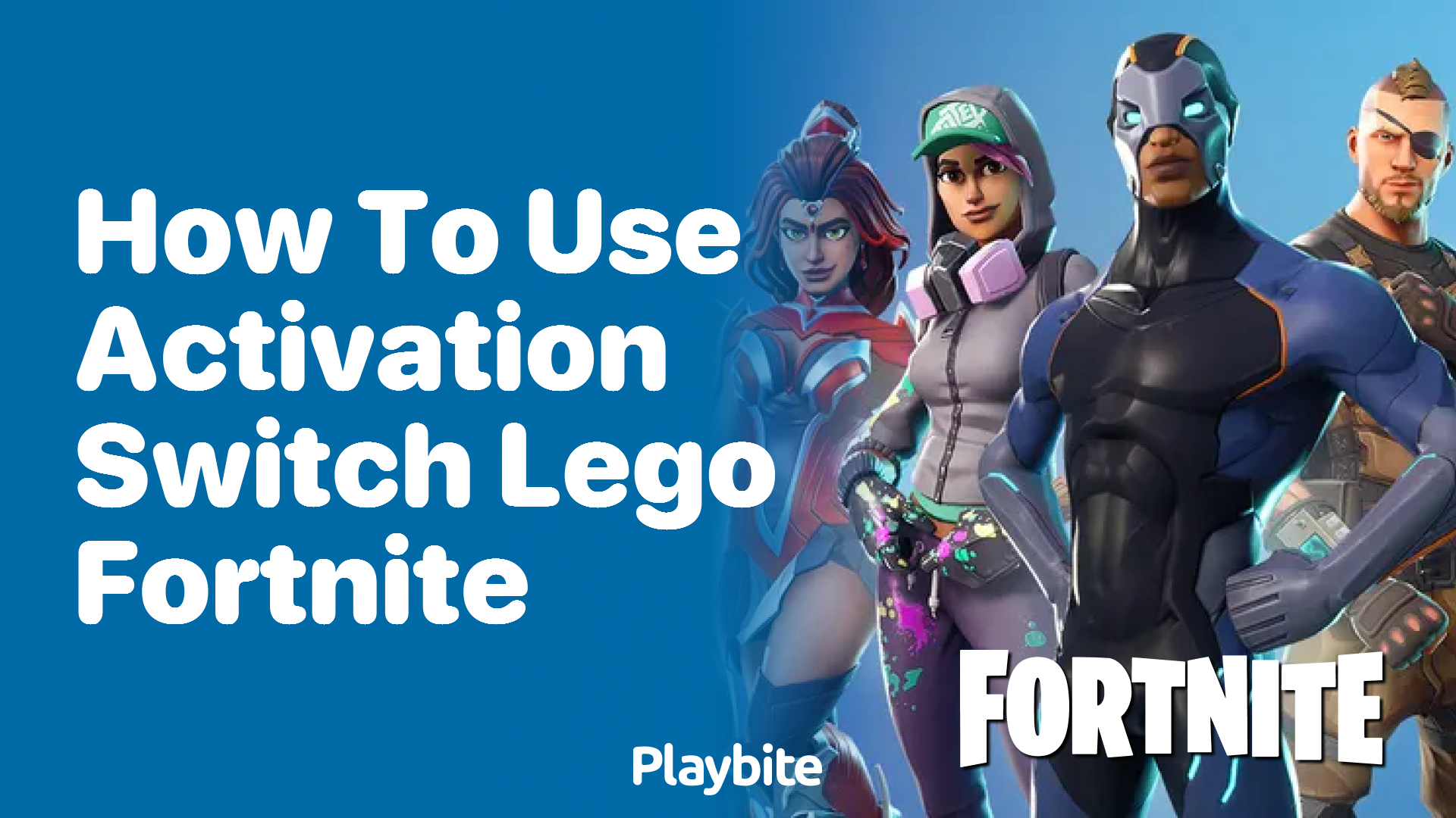 How to Use the Activation Switch in Lego Fortnite