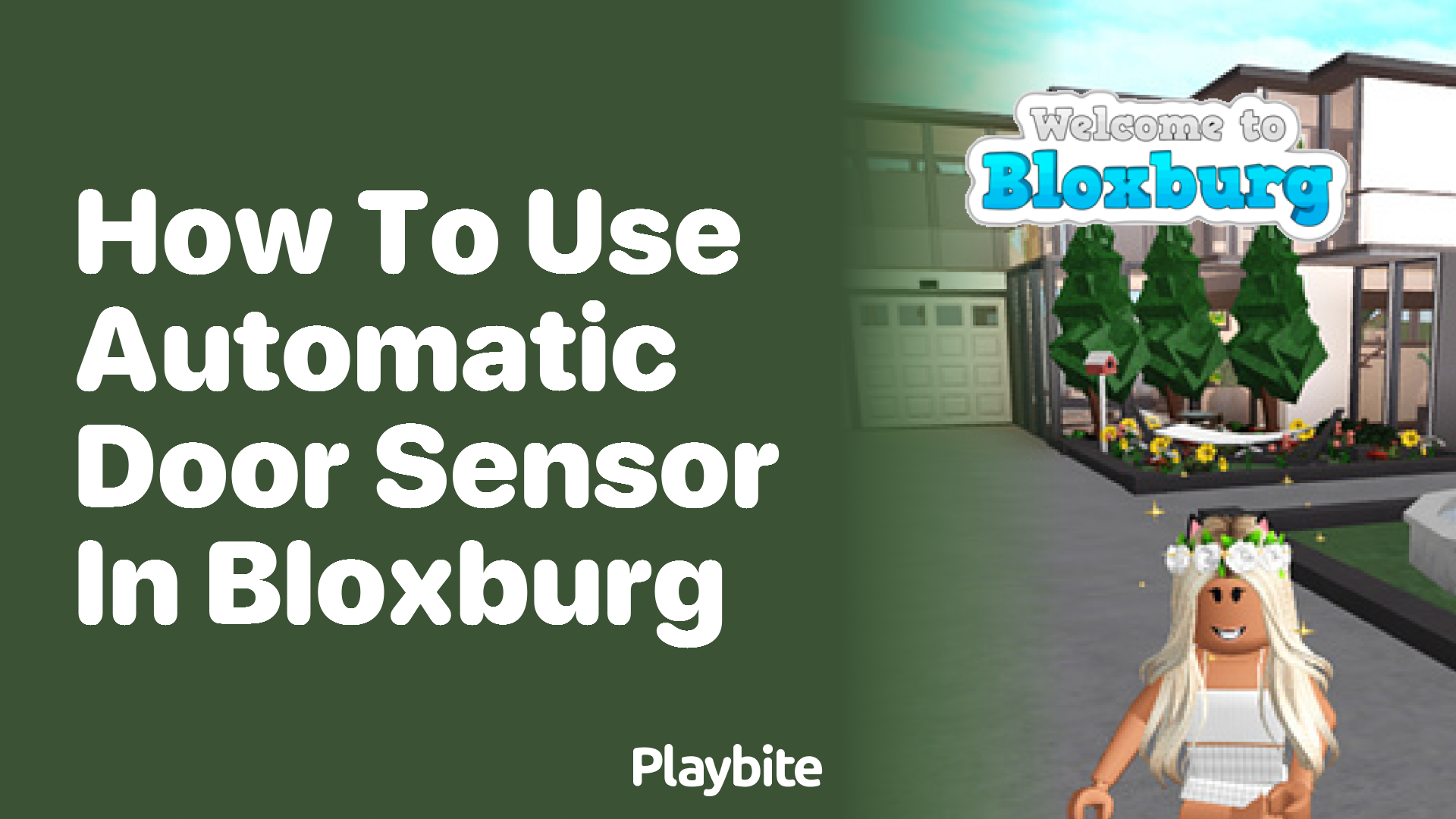 How to Use Automatic Door Sensor in Bloxburg