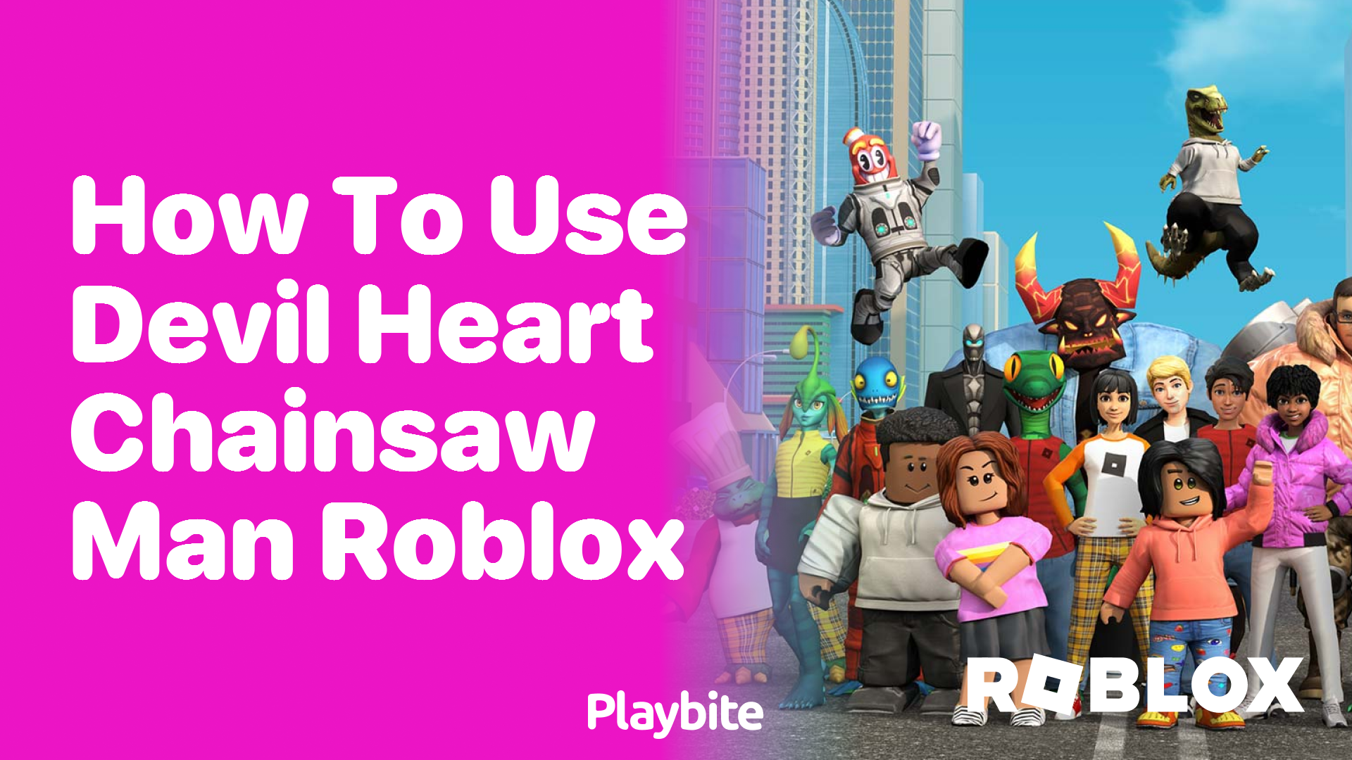 How to Use the Devil Heart Chainsaw Man in Roblox