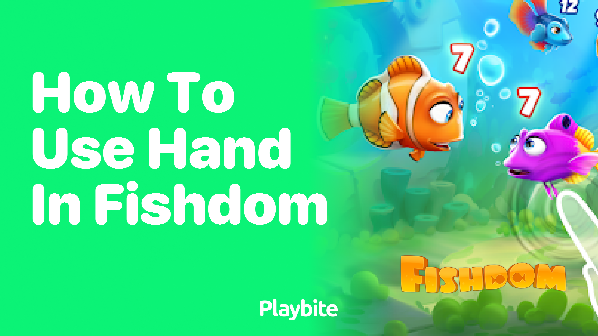 How to Use the Hand Booster in Fishdom