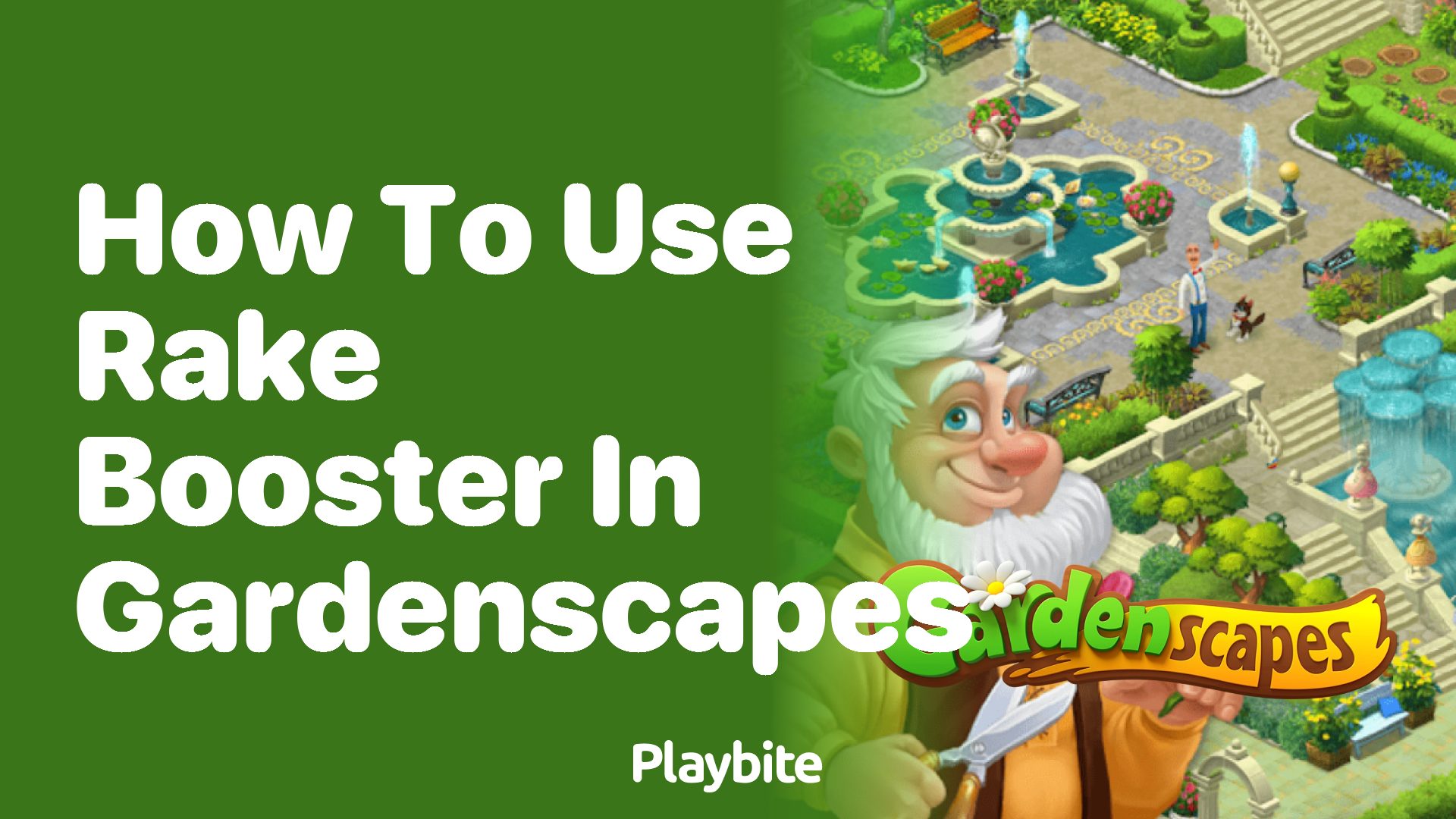 How to Use the Rake Booster in Gardenscapes