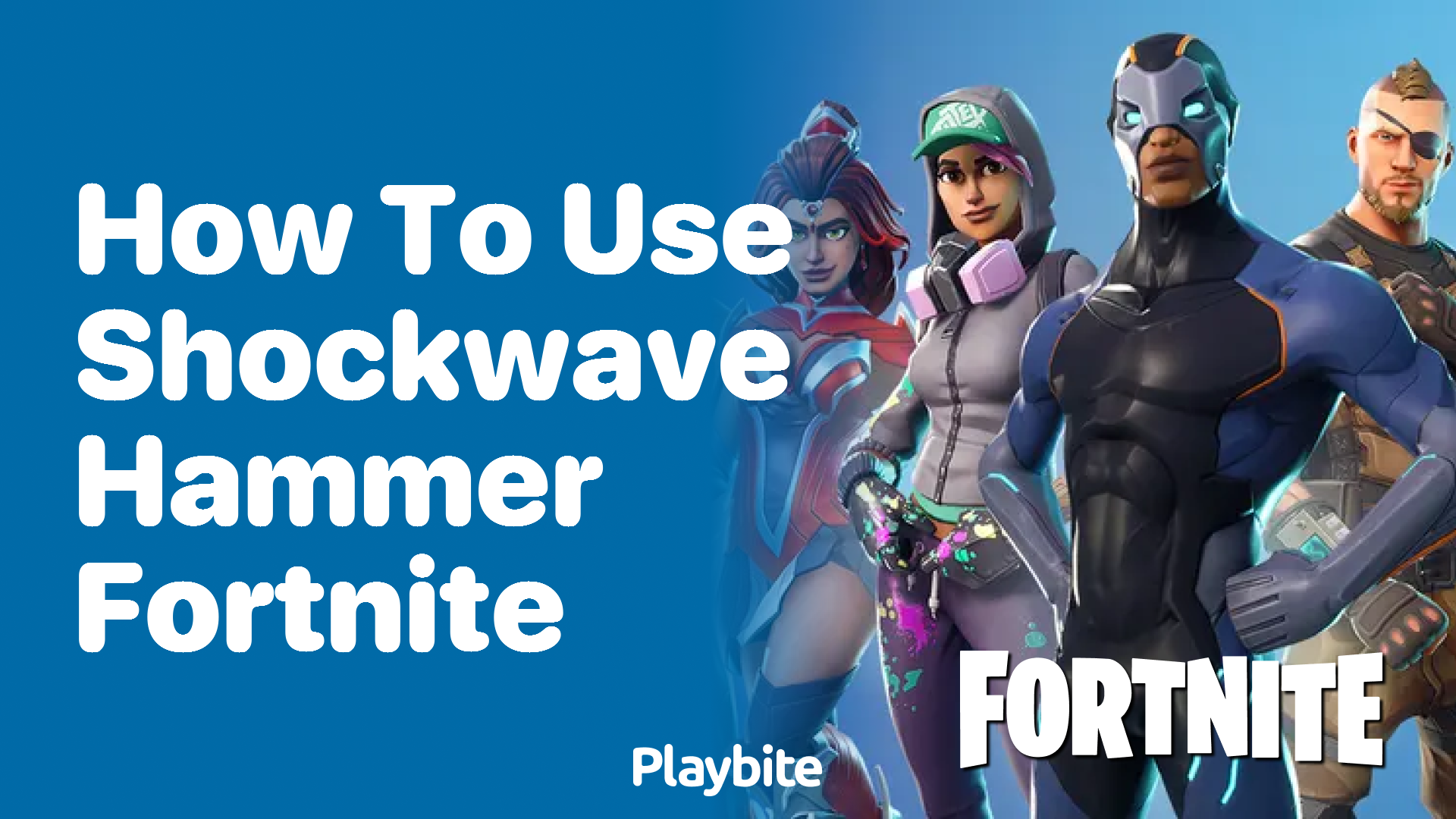 How to use 2025 shockwave hammer fortnite