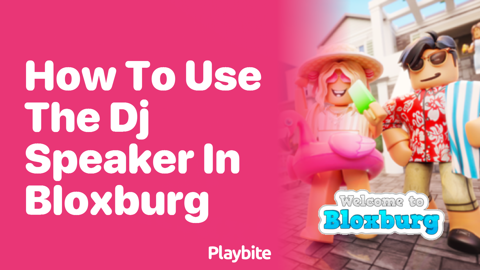 How to Use the DJ Speaker in Bloxburg