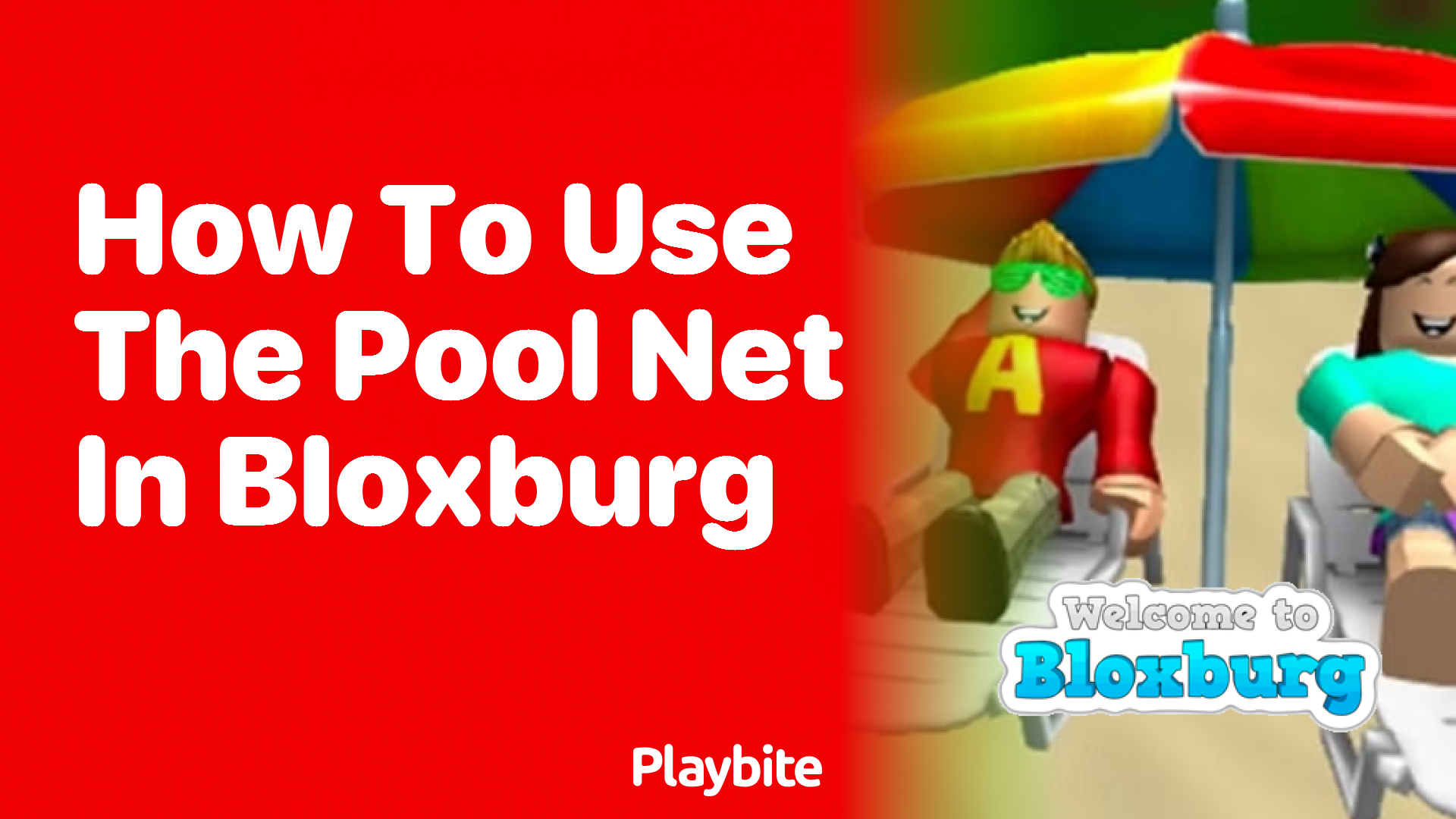 How to Use the Pool Net in Bloxburg