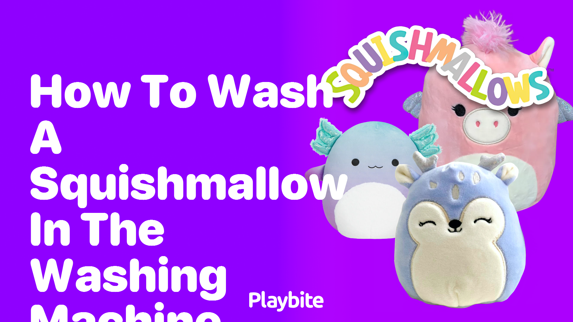 How to Wash a Squishmallow in the Washing Machine