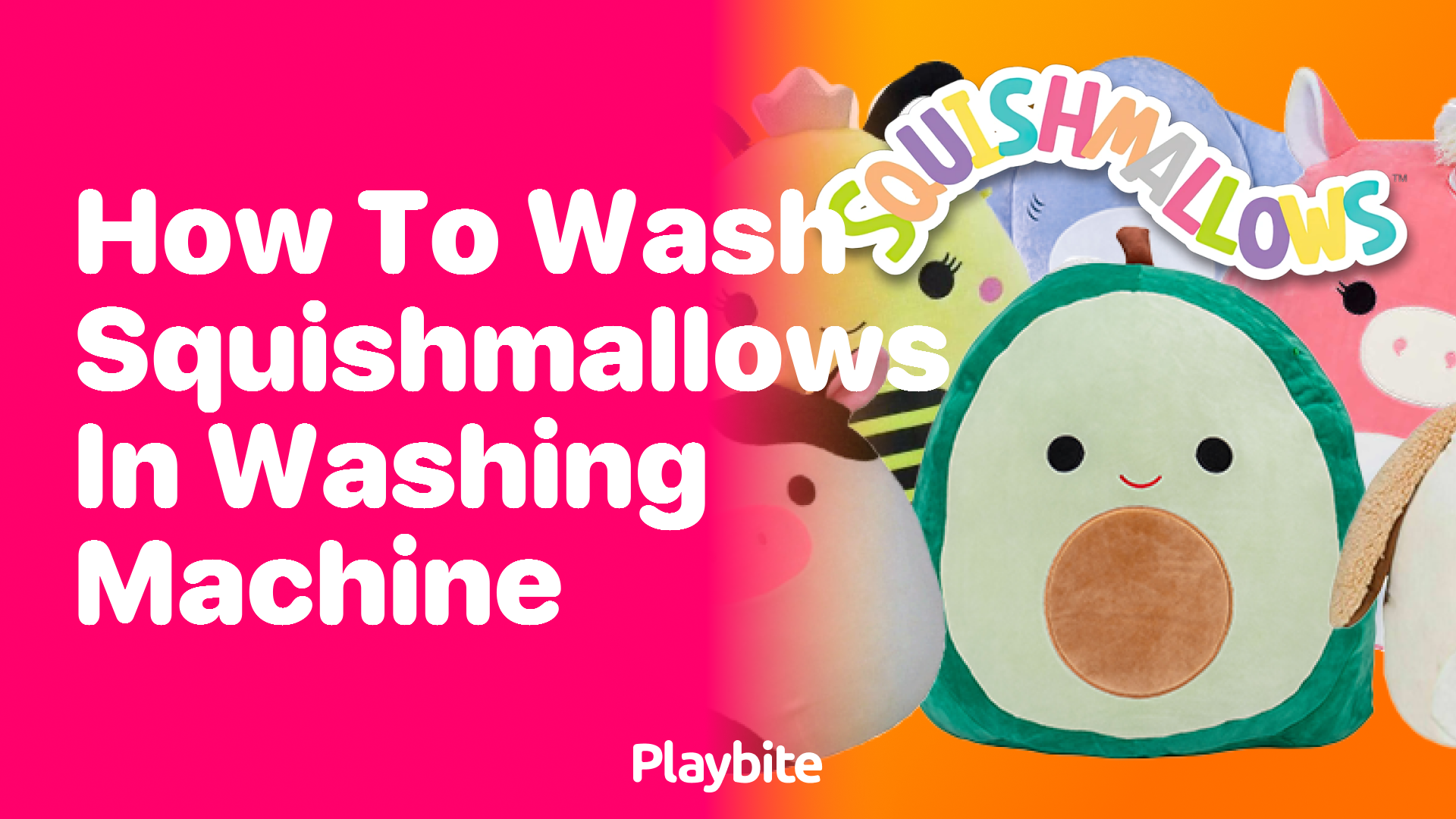 How to Wash Squishmallows in a Washing Machine