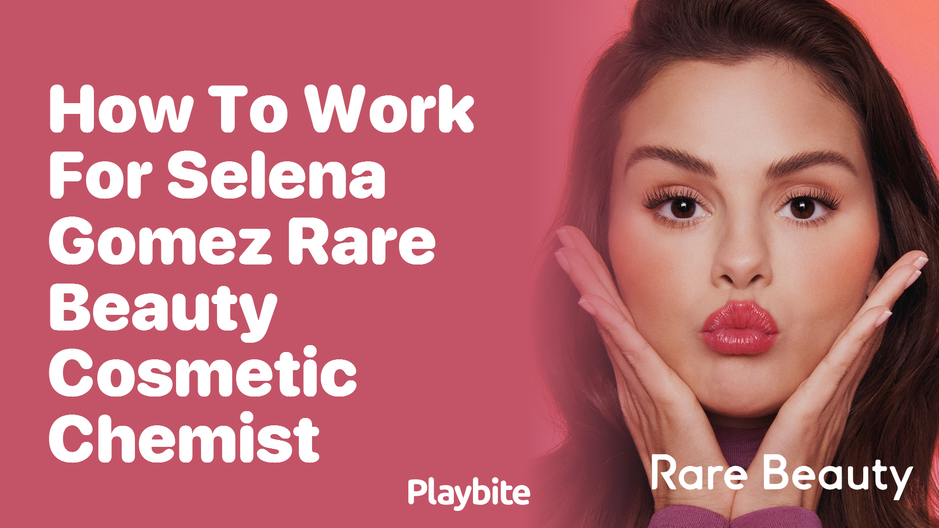 How to Land a Job as a Cosmetic Chemist at Selena Gomez&#8217;s Rare Beauty