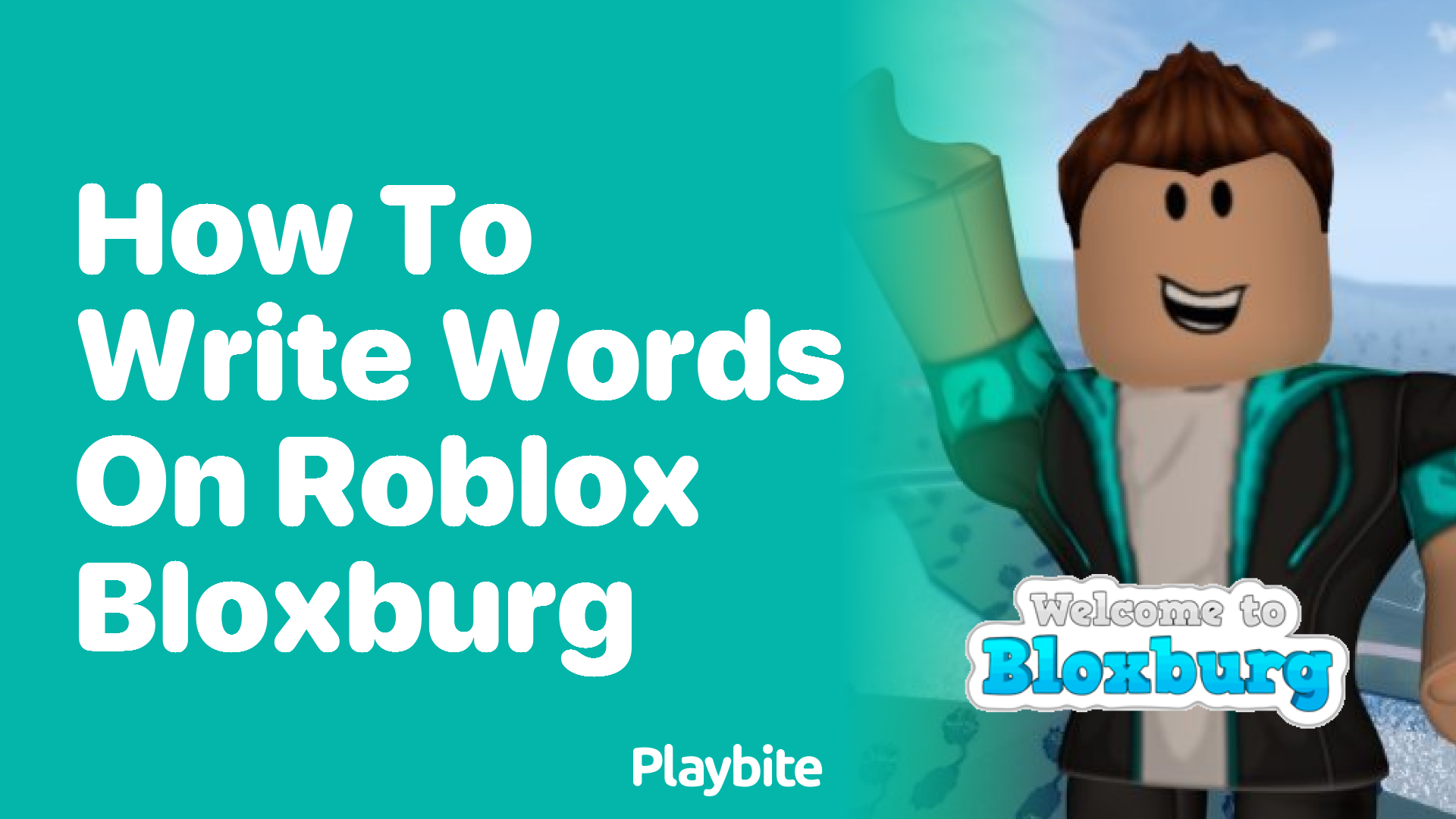 How to Write Words on Roblox Bloxburg