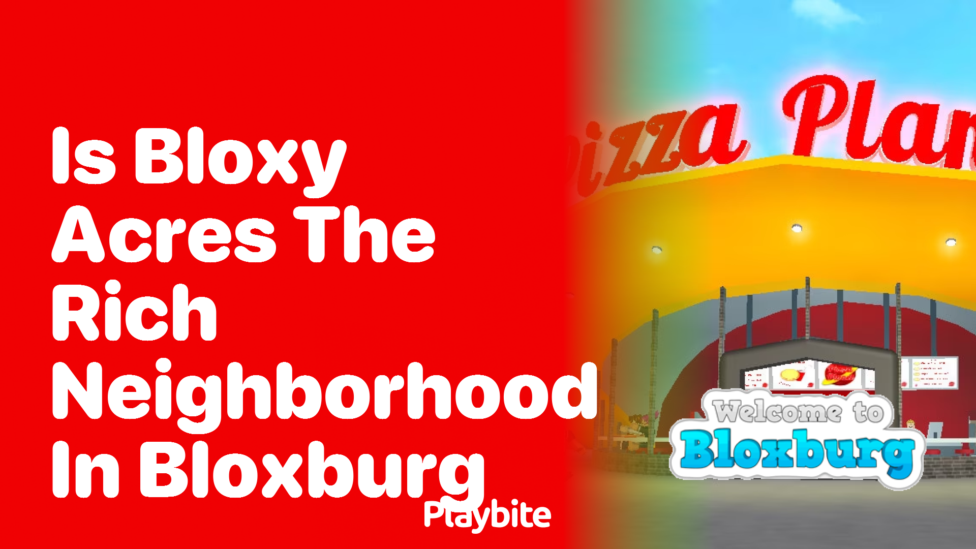 Is Bloxy Acres the Rich Neighborhood in Bloxburg?