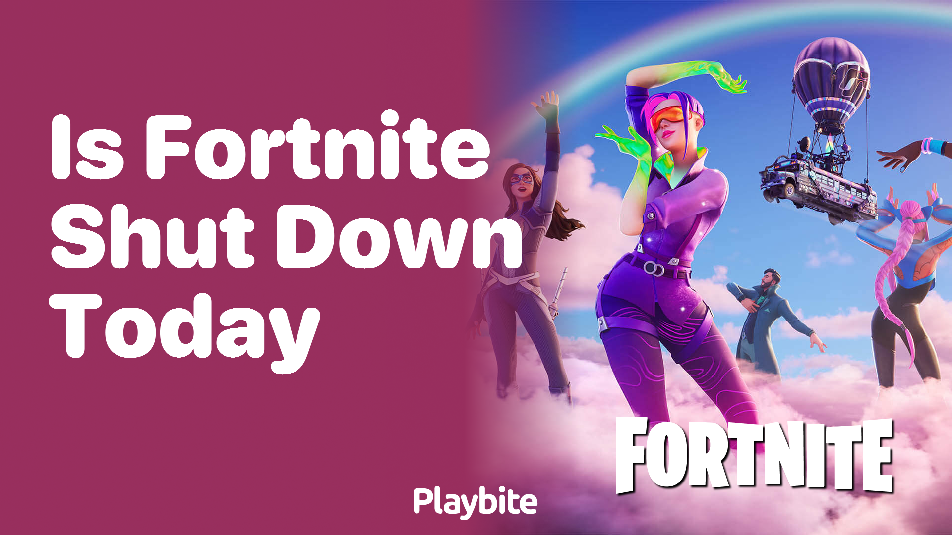 Is Fortnite Shutdown Today Let s Find Out Playbite