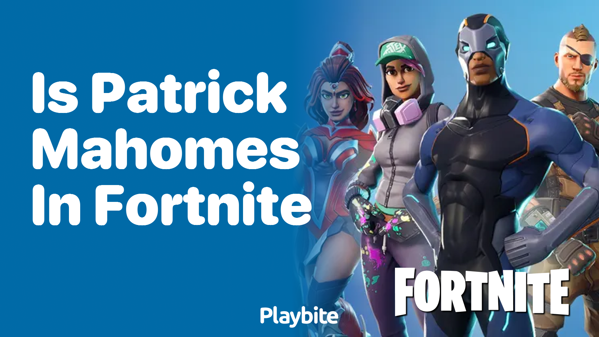Fortnite Icon Series is getting the NFL's Patrick Mahomes