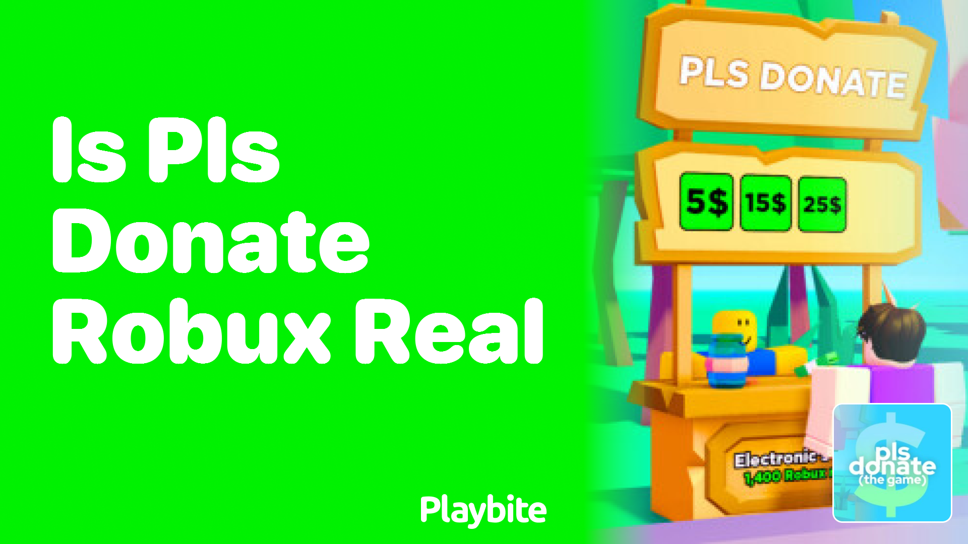 Is PLS DONATE Robux Real? All About Your Favorite Roblox Game