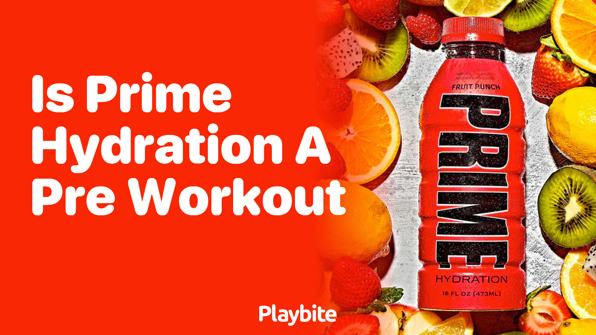 Is Prime Hydration Considered a Pre-Workout Drink?