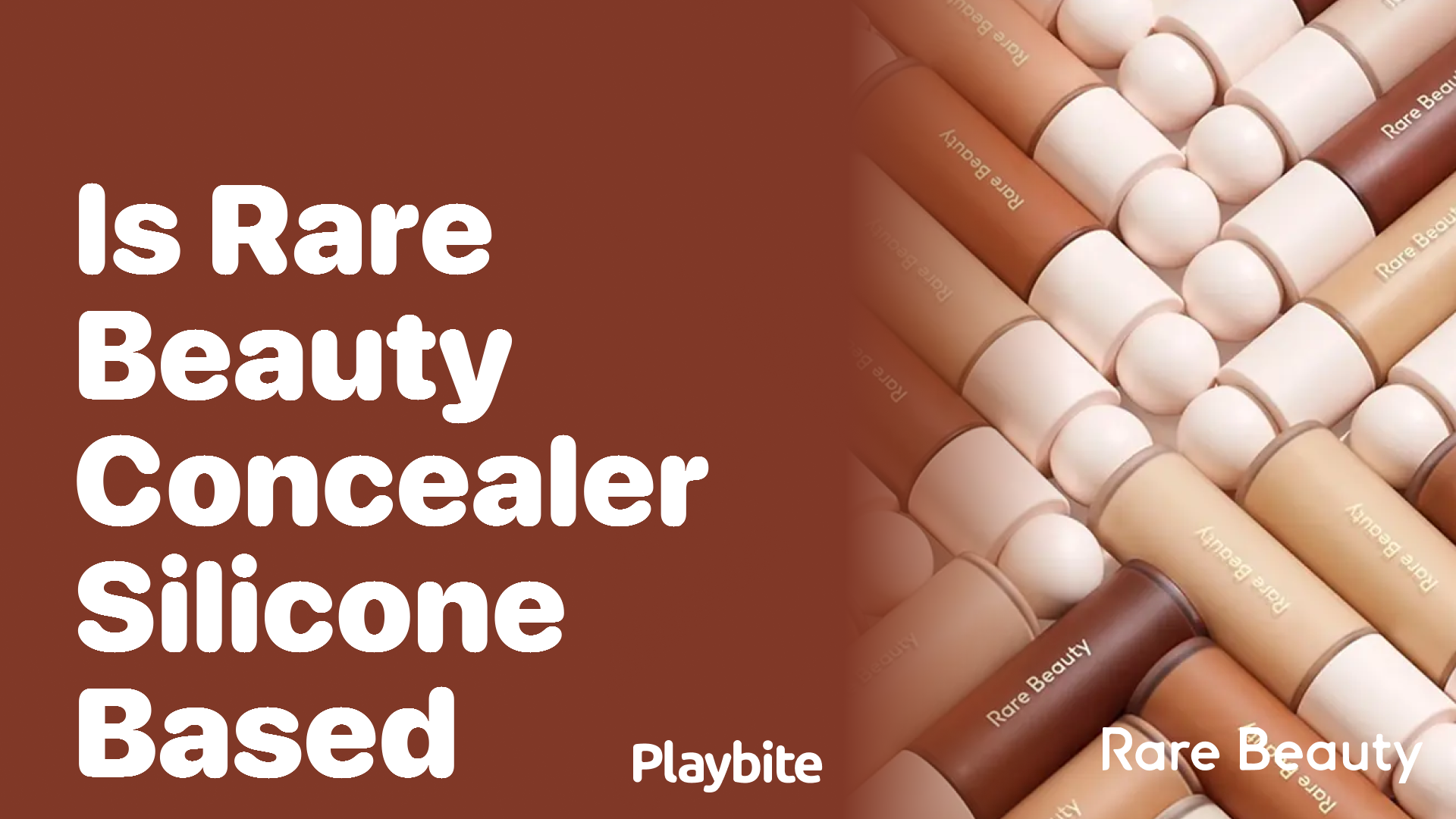 Is Rare Beauty concealer silicone-based?