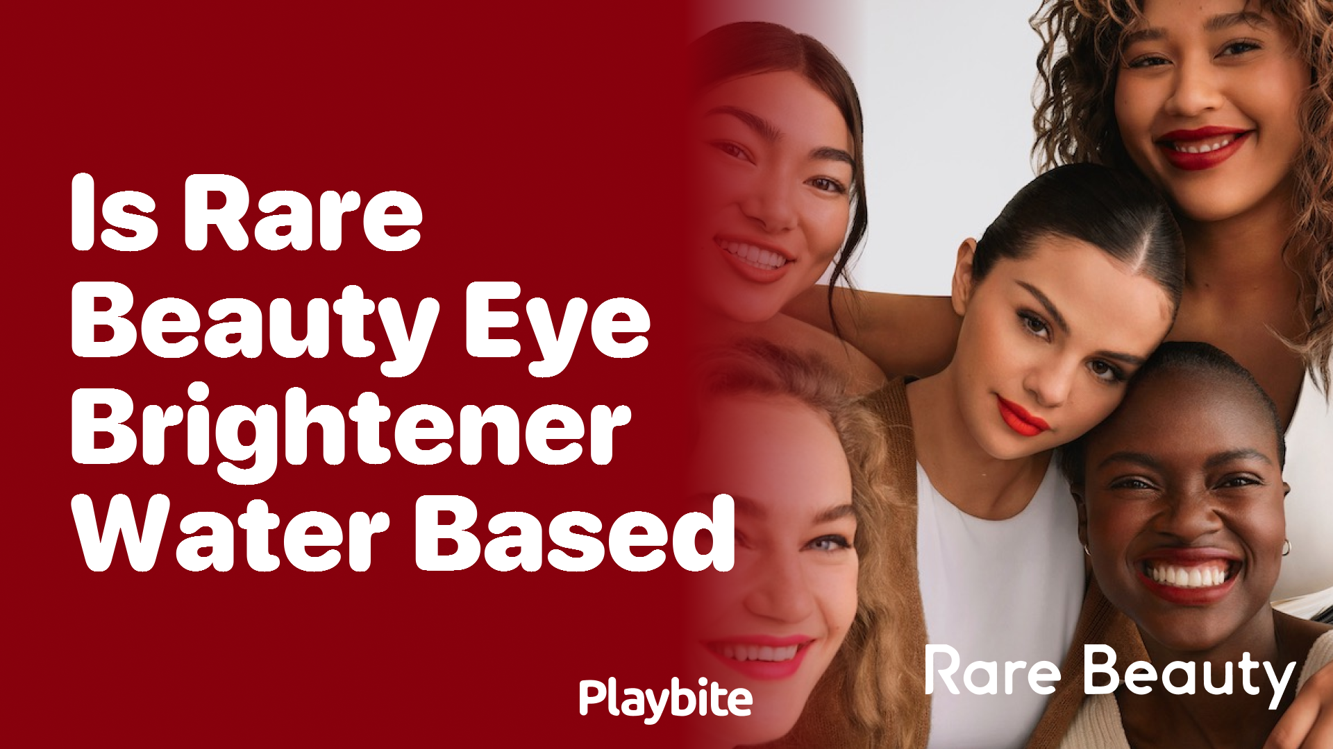 Is Rare Beauty Eye Brightener Water Based?