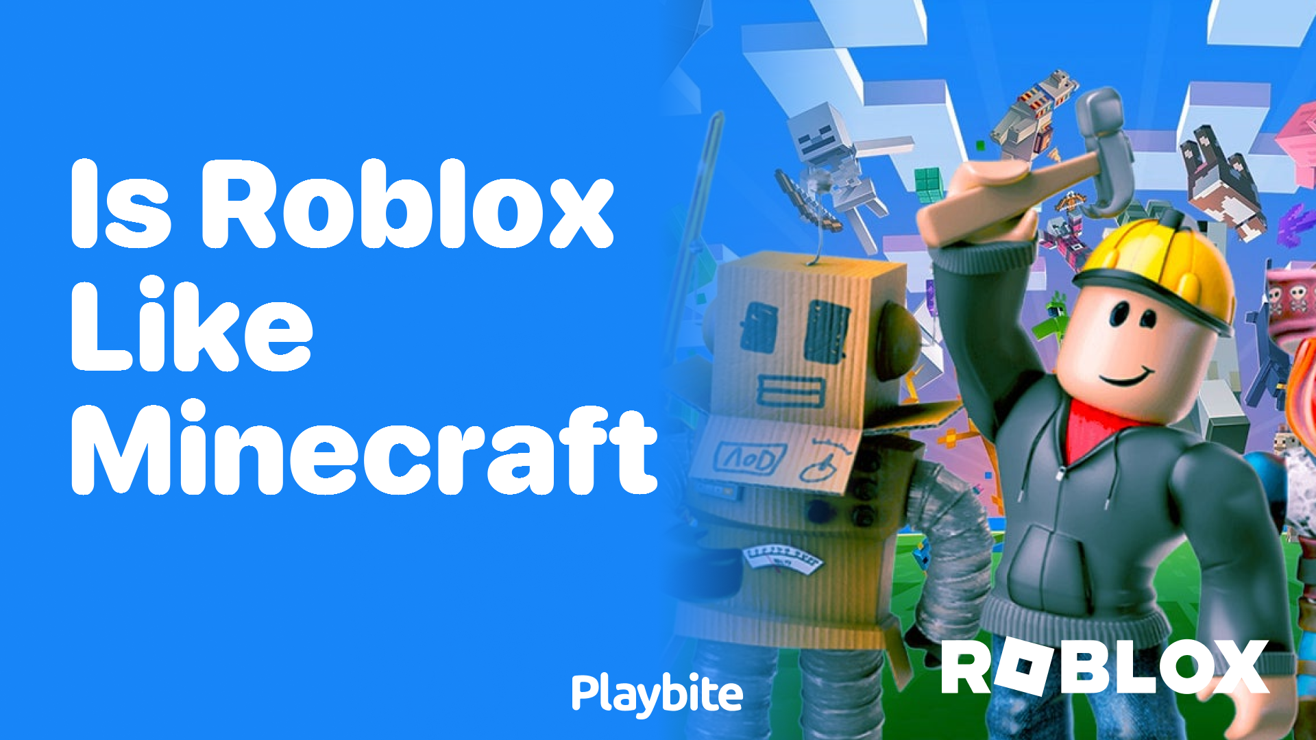 Is Roblox Like Minecraft? Unraveling the Similarities and Differences -  Playbite