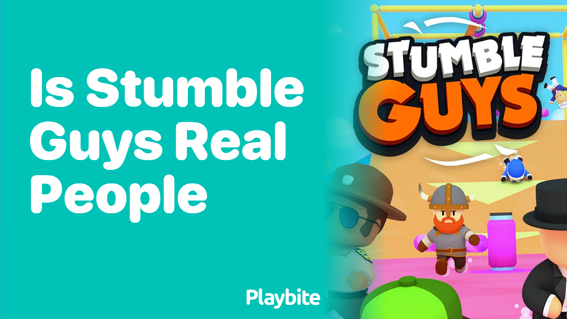 Is Stumble Guys Played With Real People?