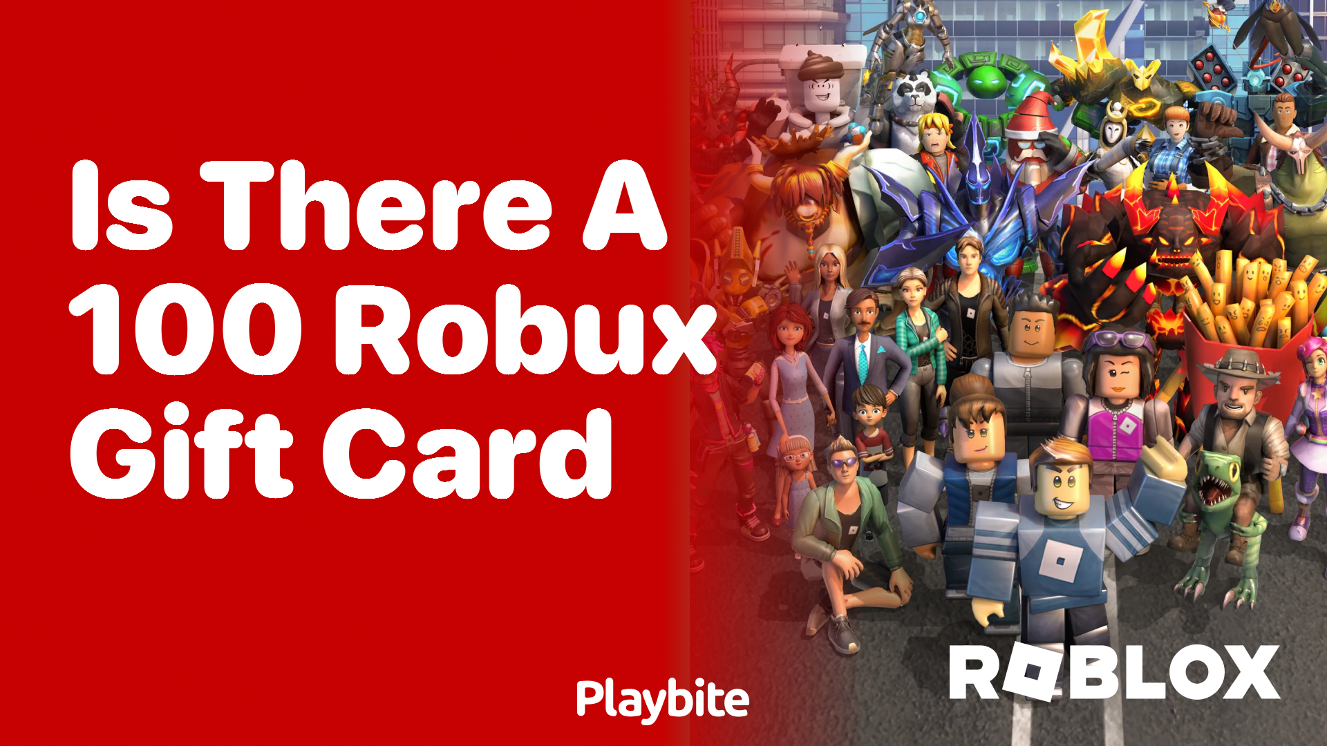 Is There a 100 Robux Gift Card?