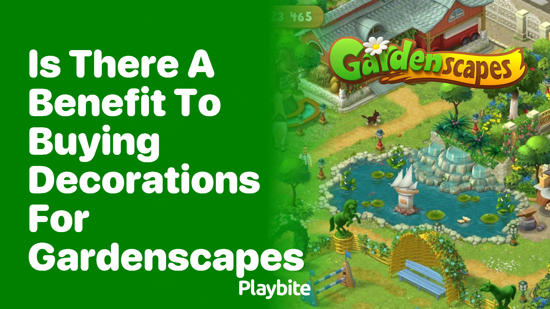 Is There a Benefit to Buying Decorations for Gardenscapes?