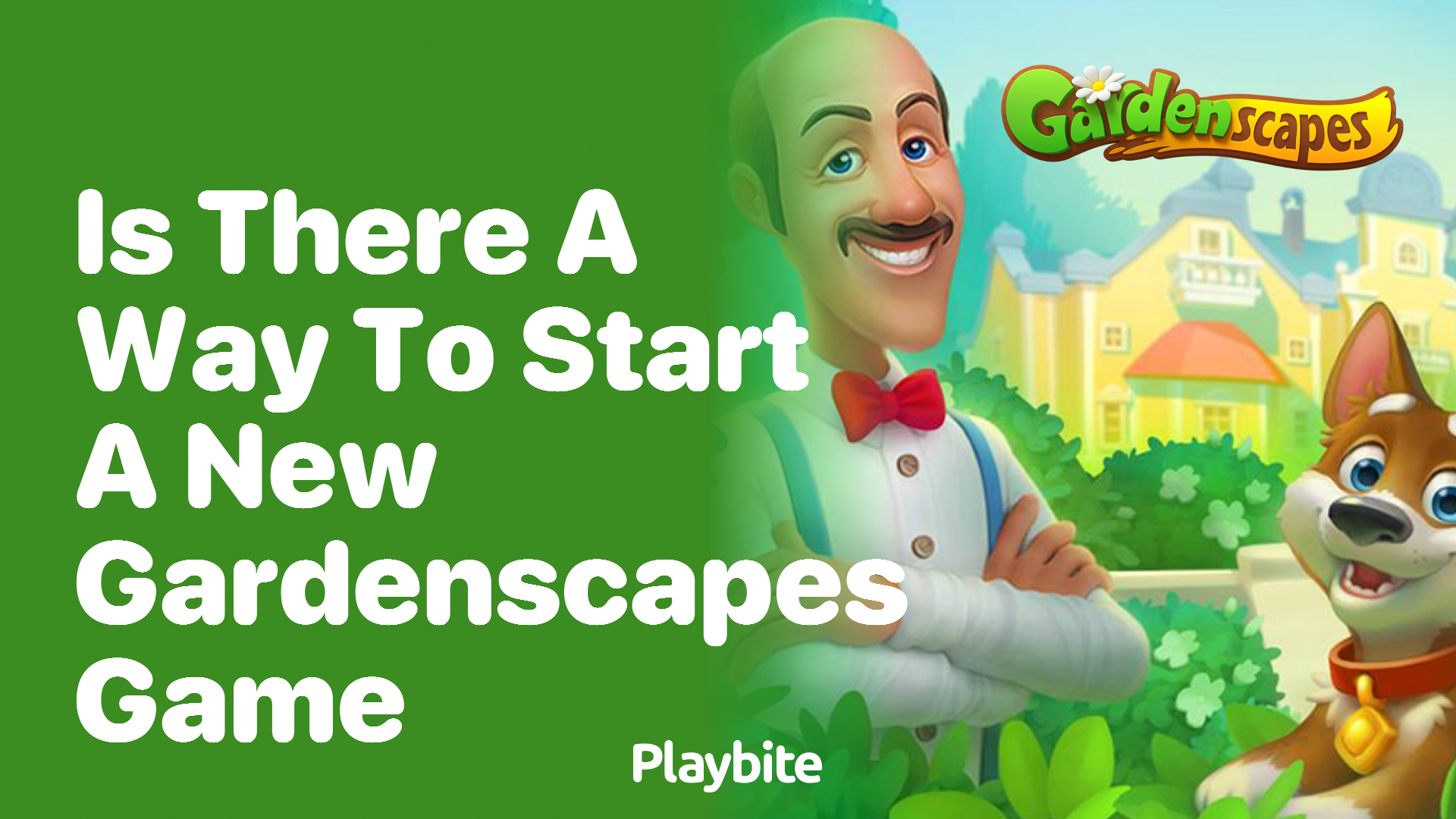 Is There a Way to Start a New Gardenscapes Game?