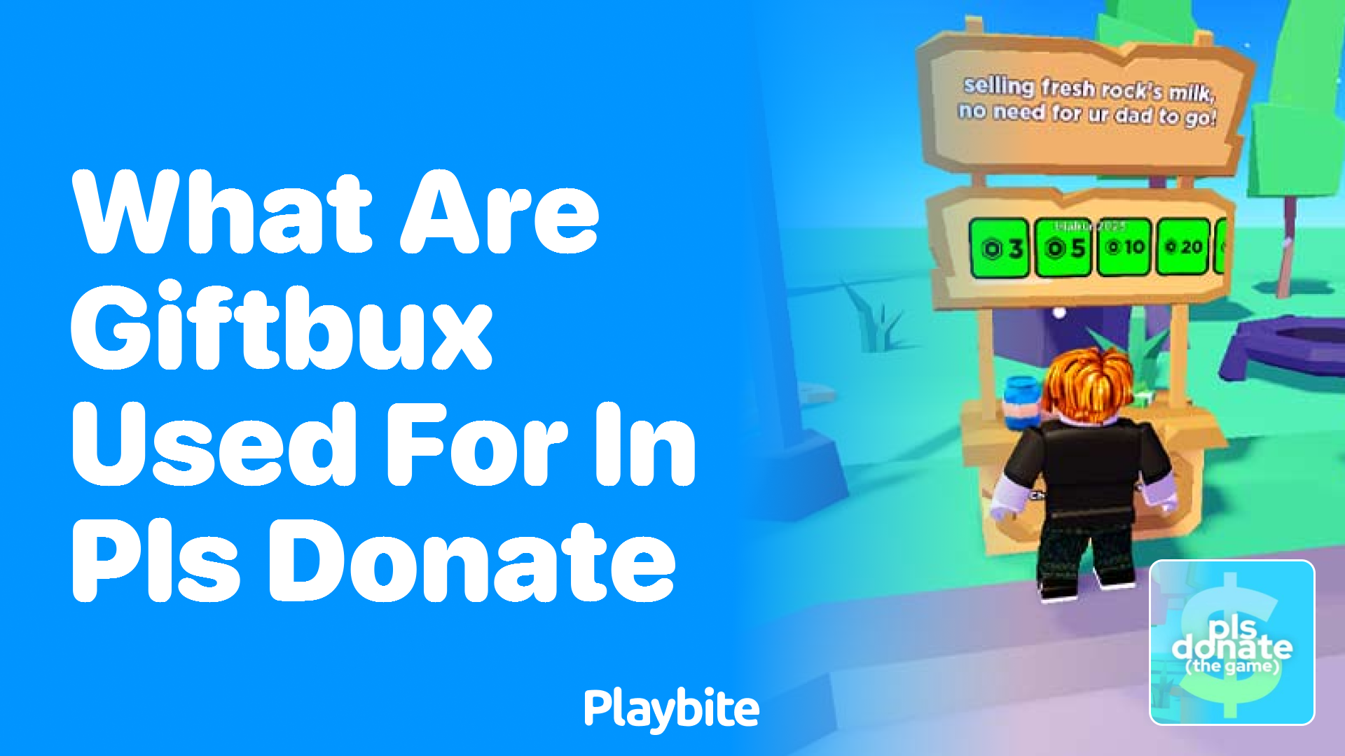 What are Giftbux used for in PLS DONATE?