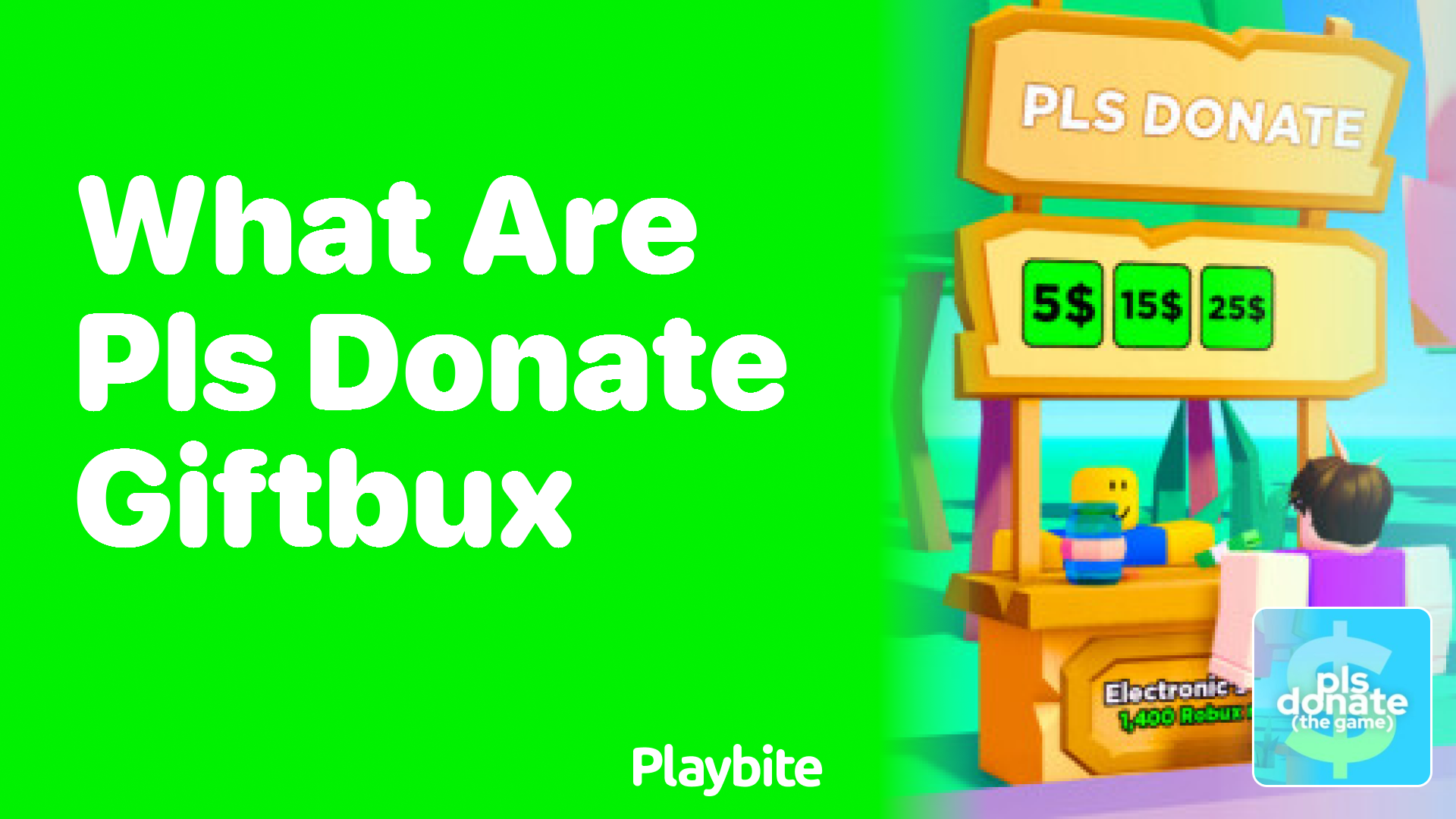 What Are PLS DONATE Giftbux?