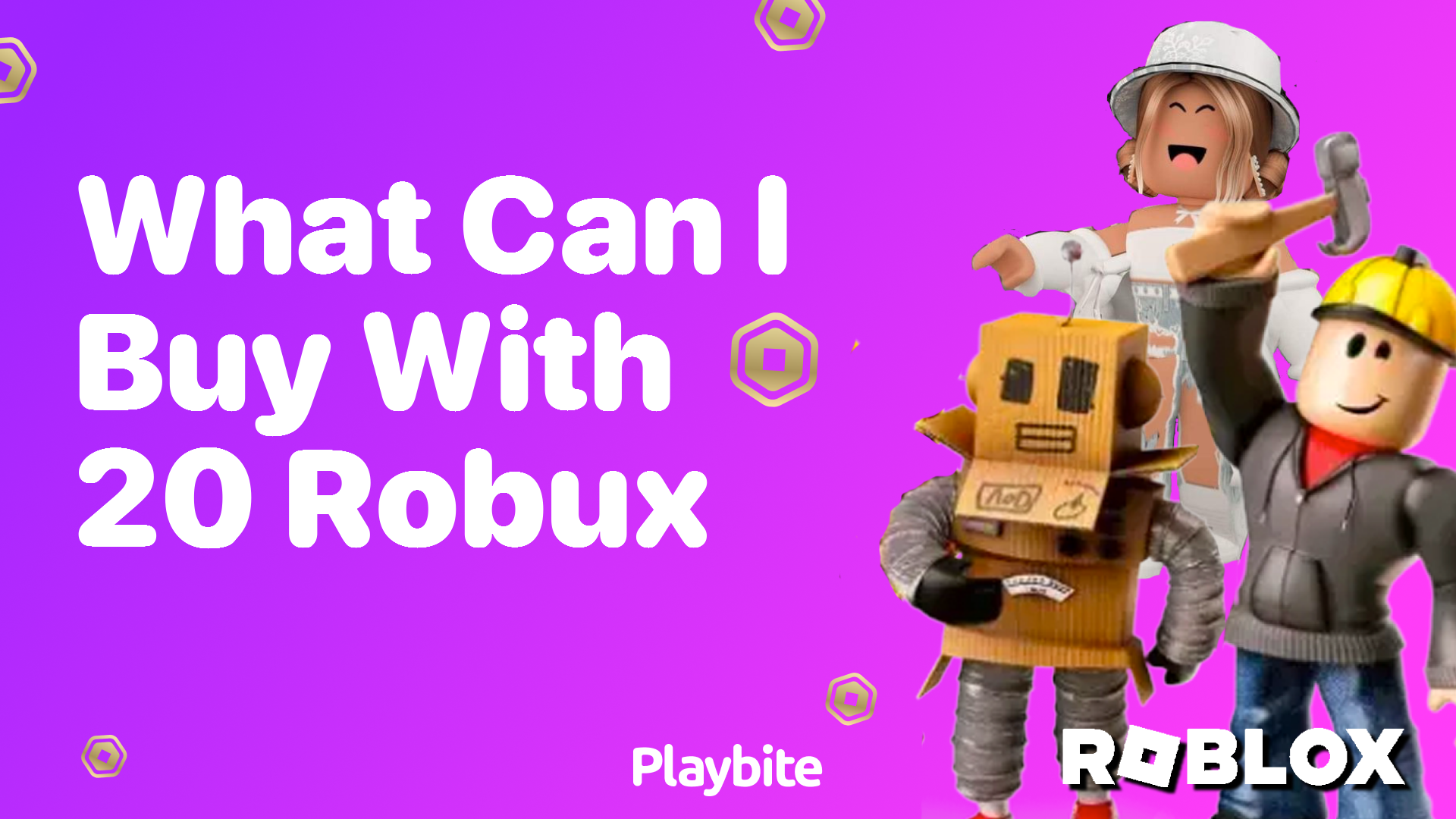 What Can I Buy with 20 Robux?